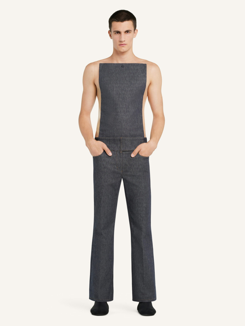 courrèges BELTED DENIM BOOTCUT PANTS outlook