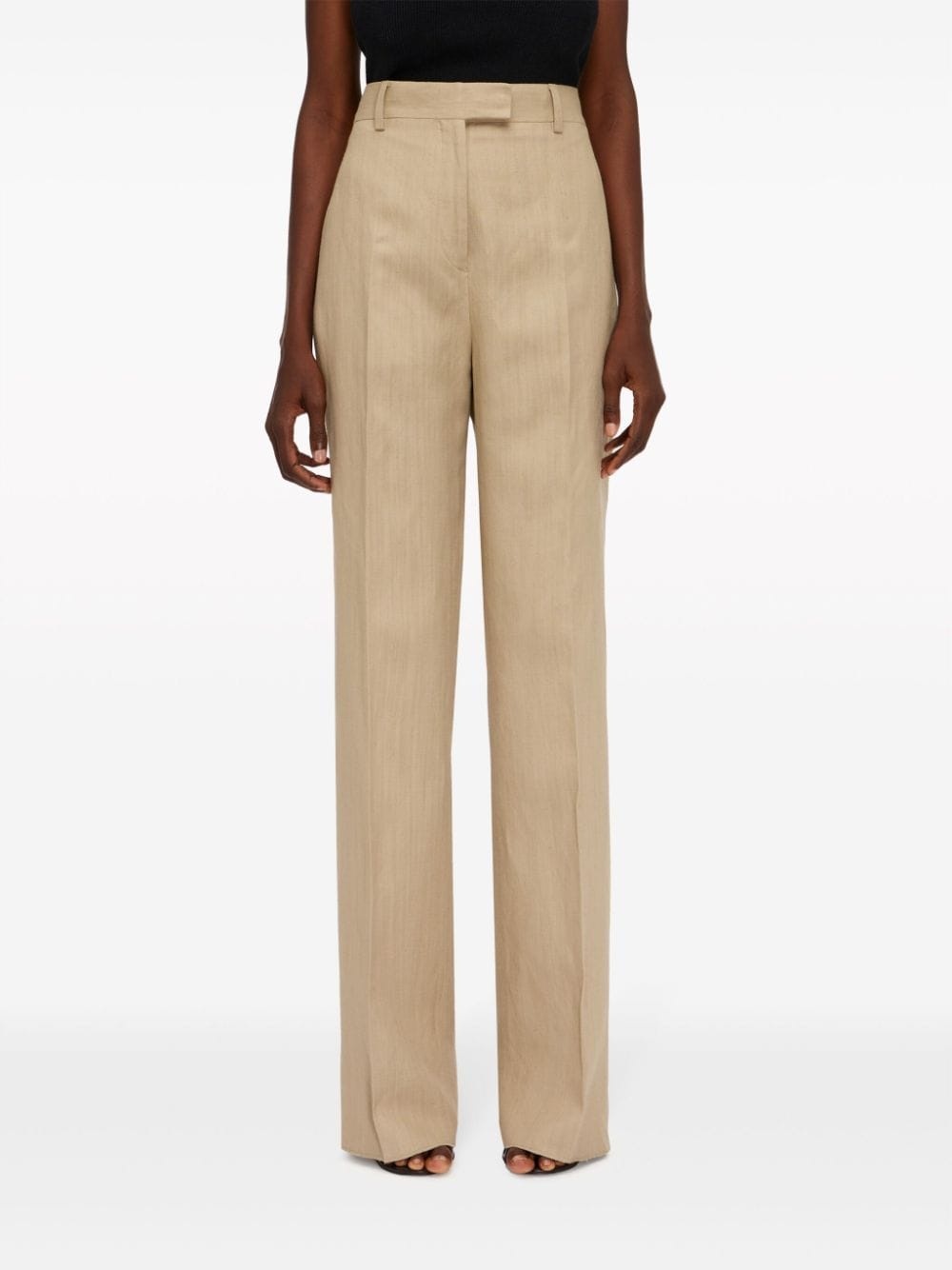 tailored high-waisted trousers - 3