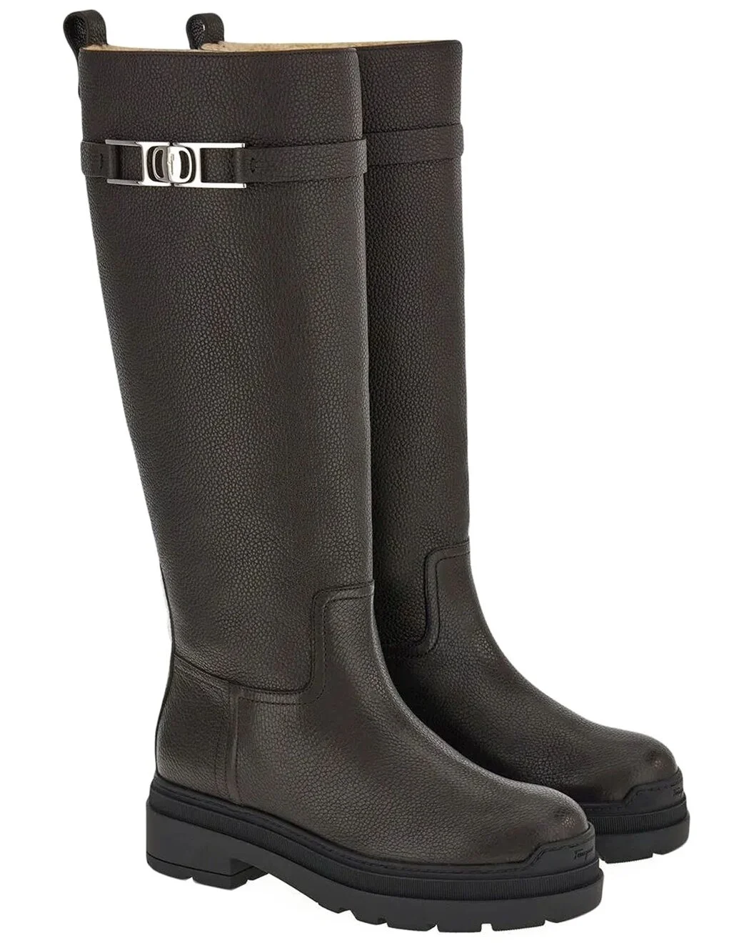 Ferragamo Vara Leather Boot - 1