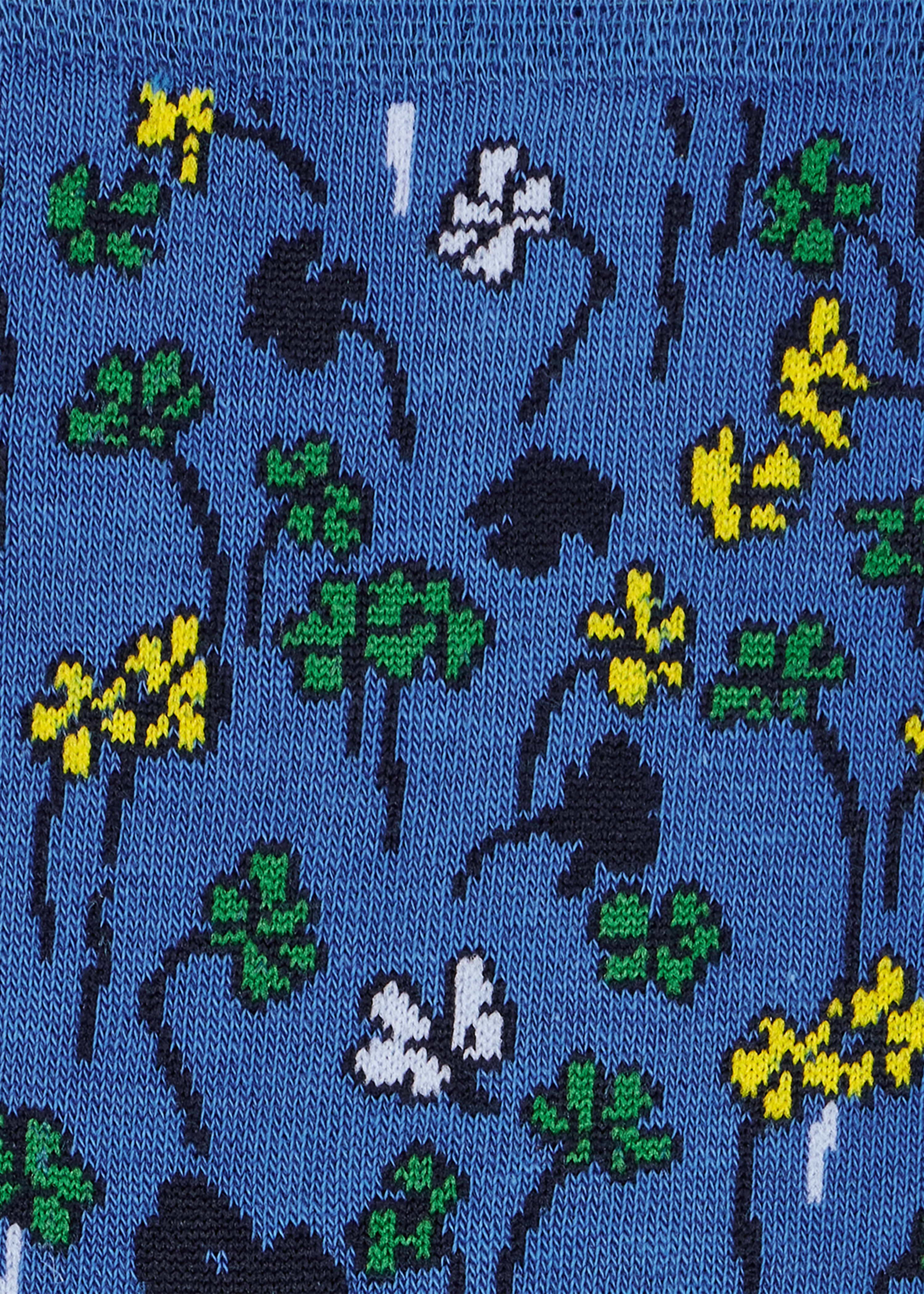 Blue Multicolour Floral Socks - 3