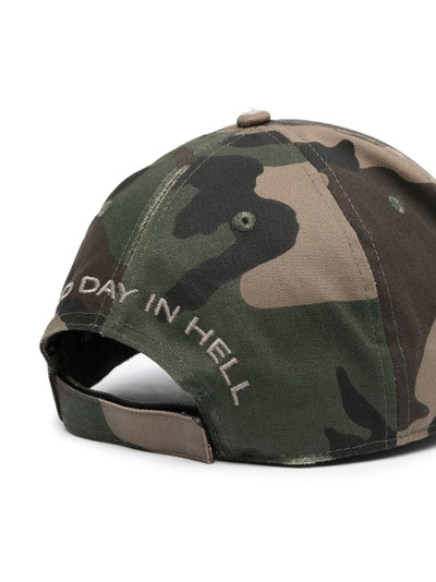 PHILIPP PLEIN camouflage print baseball cap outlook