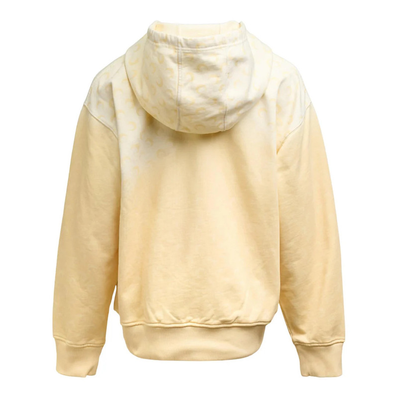 Marine Serre Faded Moon Fleece Zipped Hoodie outlook