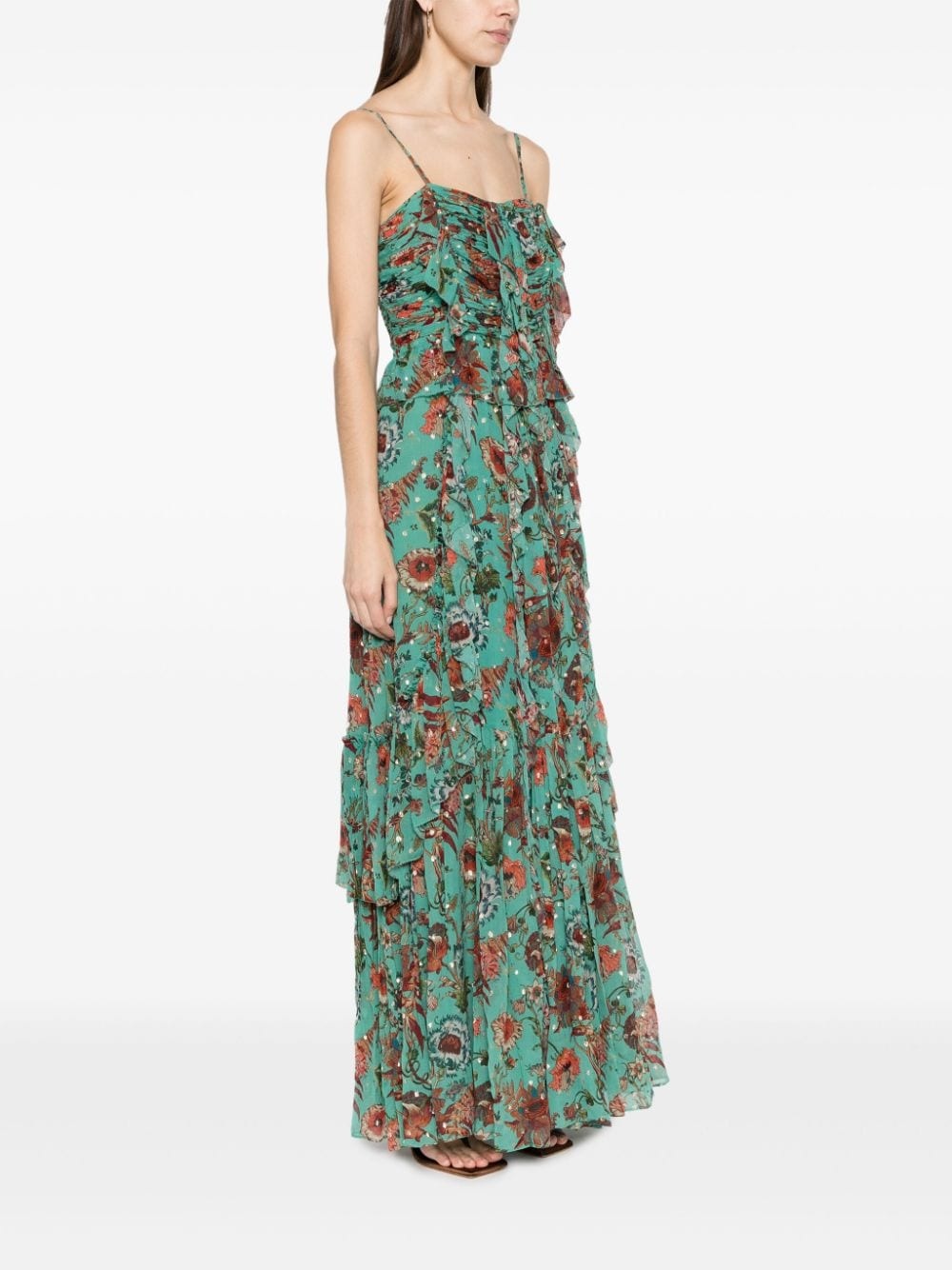 Colette floral-print maxi dress - 3