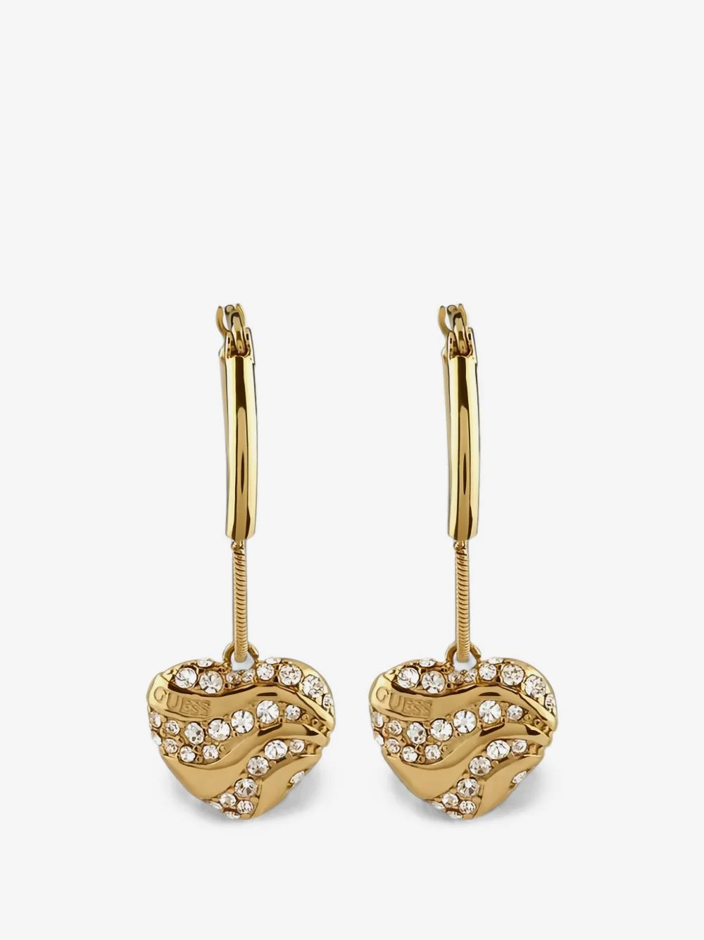 Heart Waves hoop earrings - 1