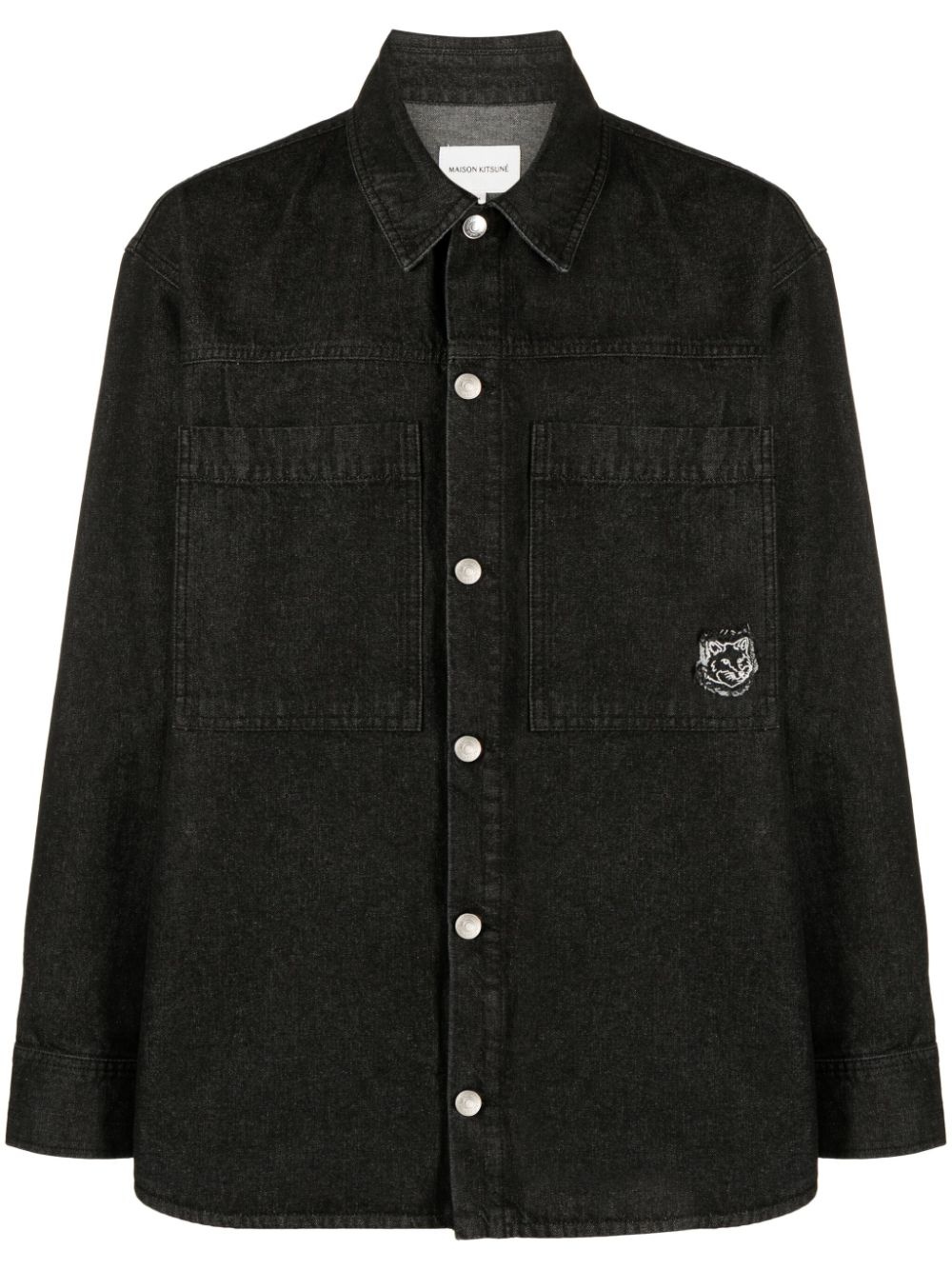 Tiger Head cotton shirt jacket - 1