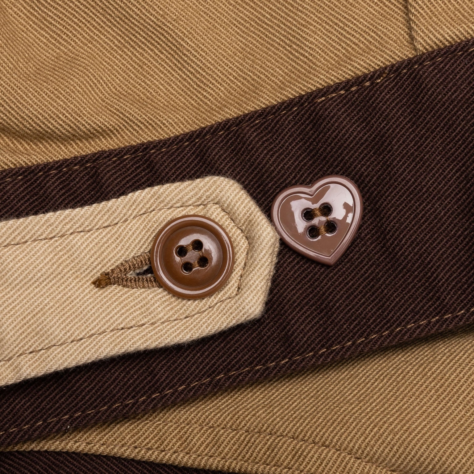 ZIP-UP WORK JACKET - BROWN - 6