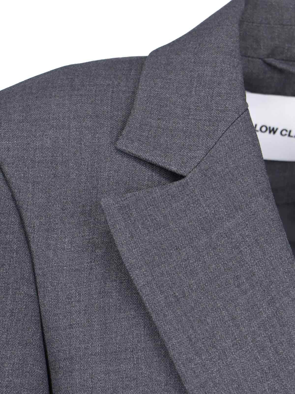 SINGLE-BREASTED WOOL BLAZER - 5