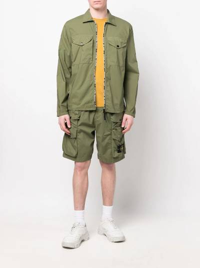 Stone Island zip-up shirt jacket outlook