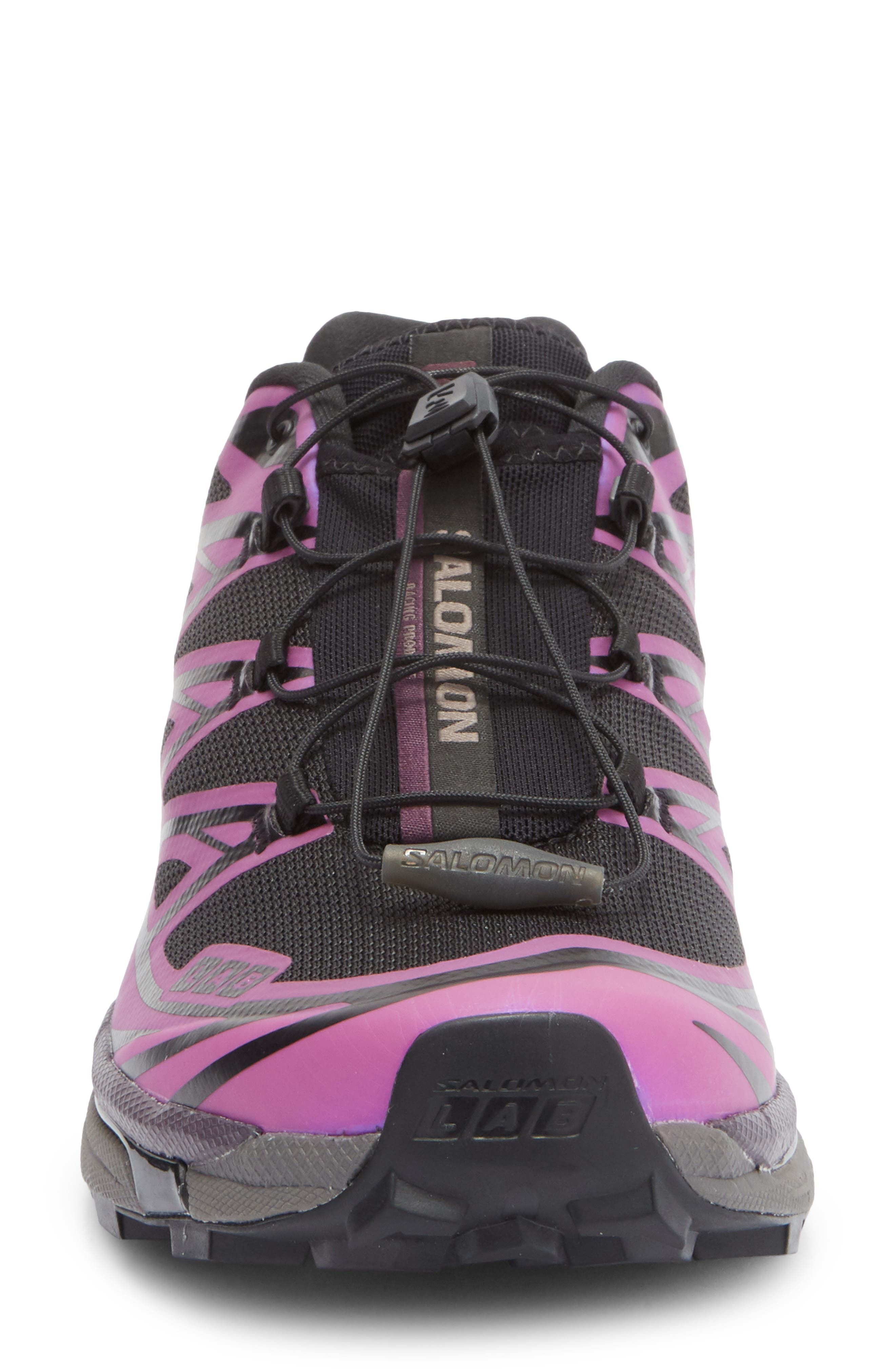 Salomon Gender Inclusive XT-6 Iridescent Trail Shoe in Black at Nordstrom - 4