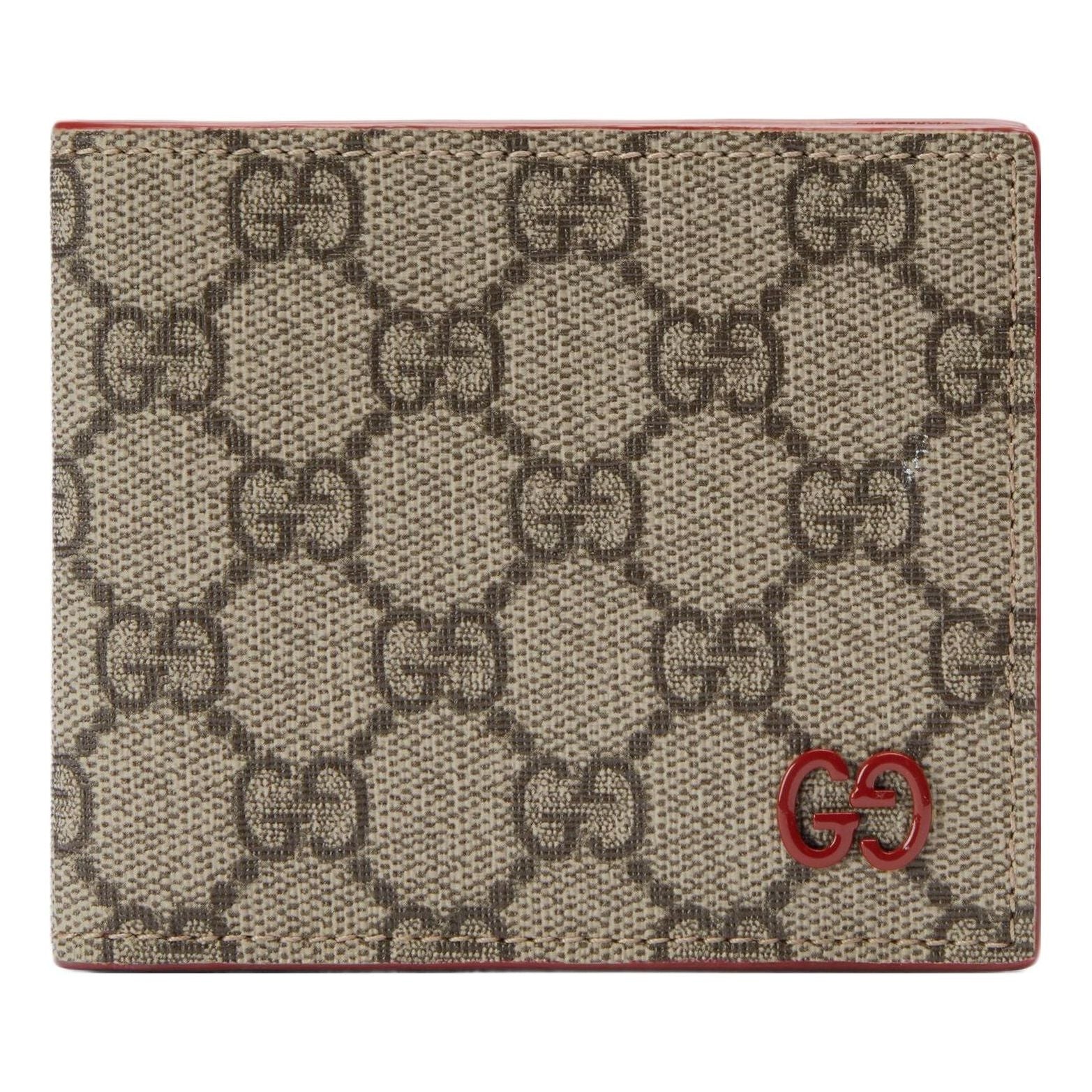 Gucci Wallet With GG Detail 'Beige Ebony Supreme' 768243-FACQC-9752 - 1