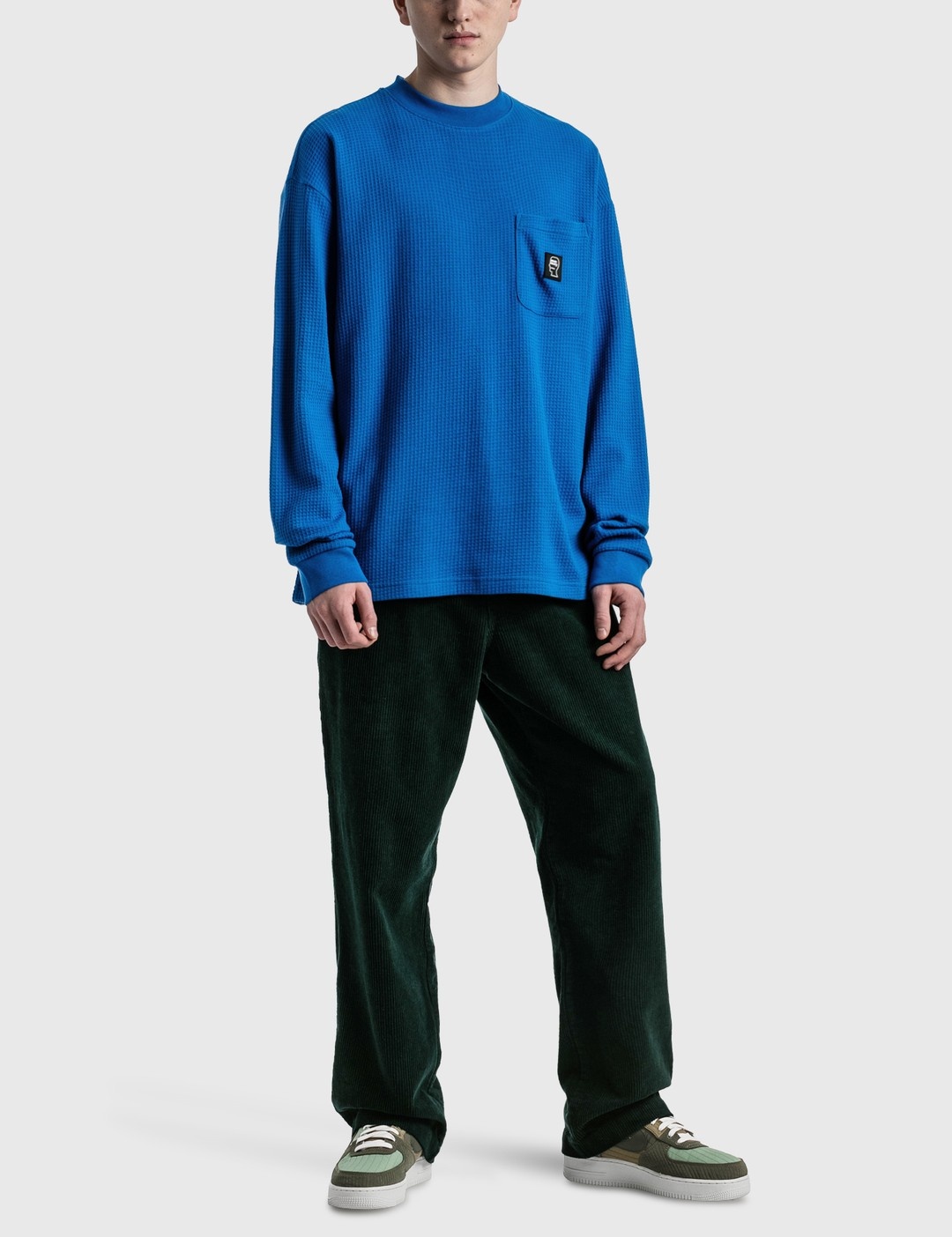 CORE MOCK NECK WAFFLE T-SHIRT - 5