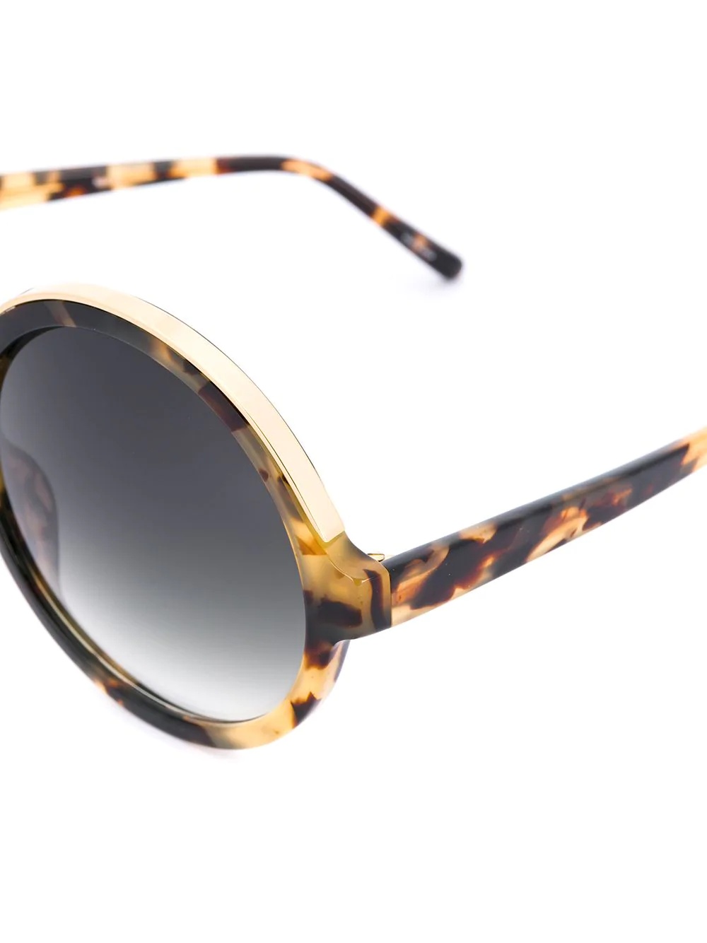 oversized round frame sunglasses - 3