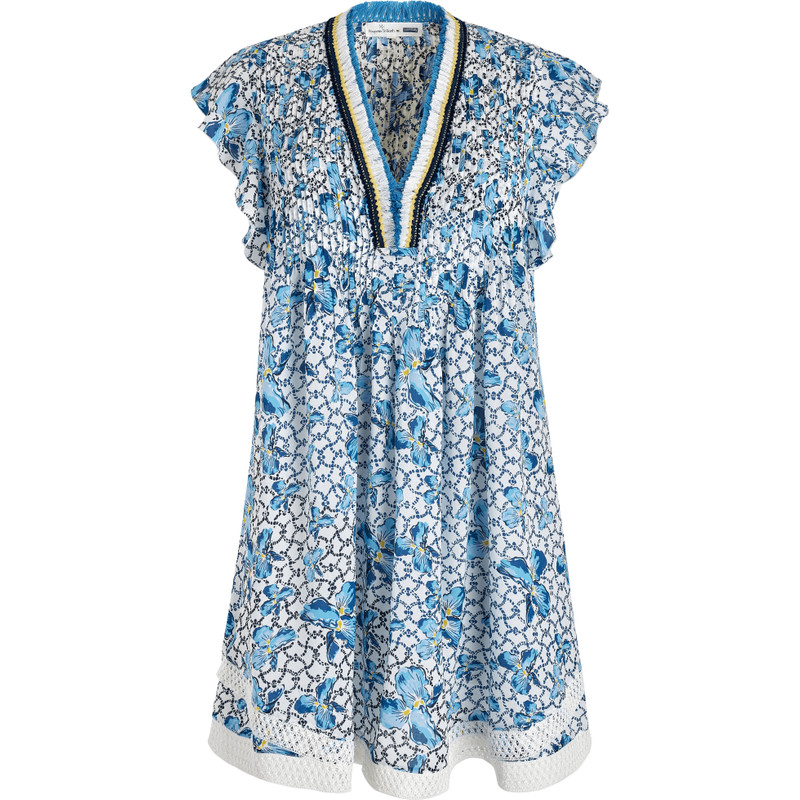 Women Mini Dress Iris Lace- Vilebrequin x Poupette St Barth 1