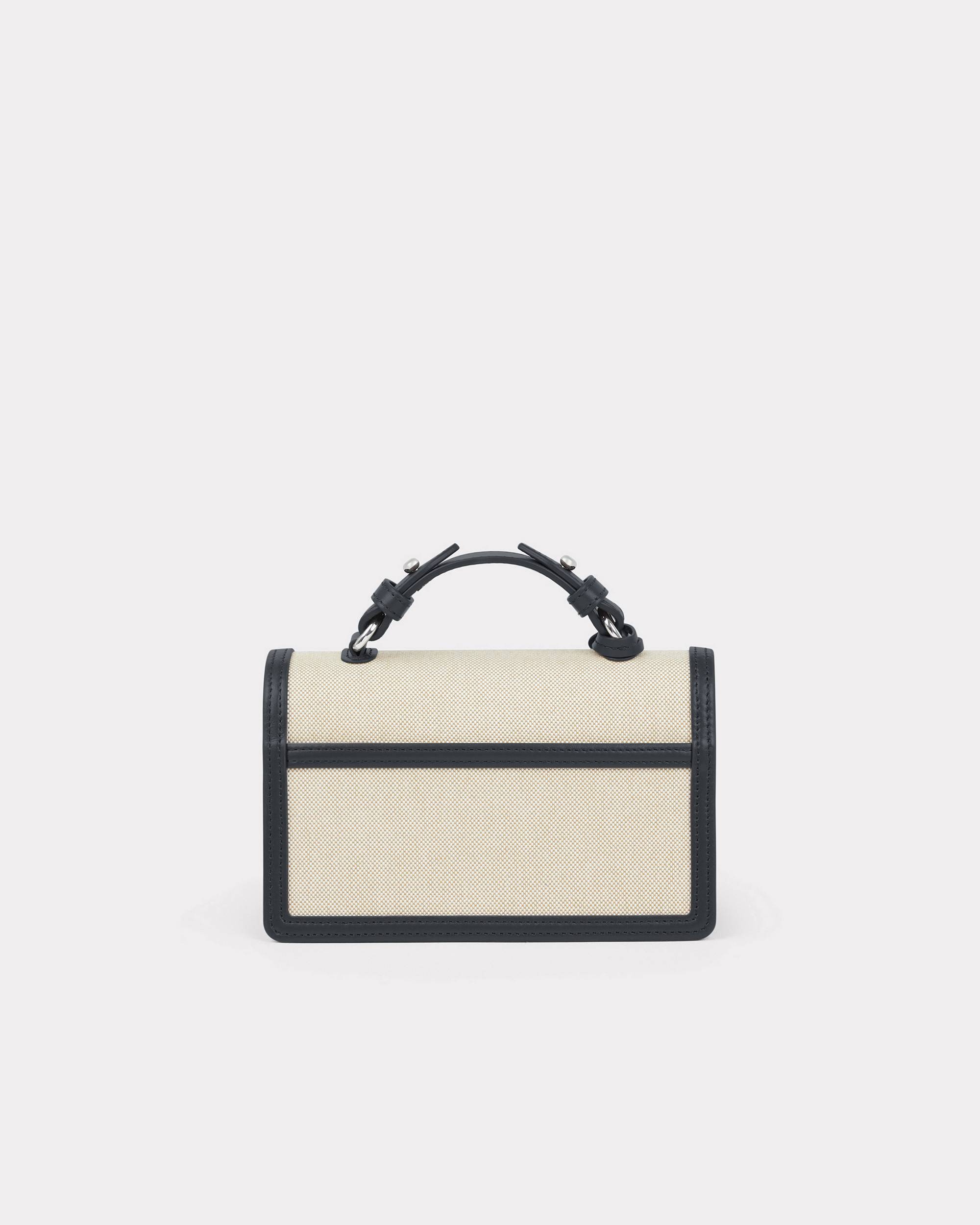 'Rue Vivienne' miniature bi-material bag with strap - 2