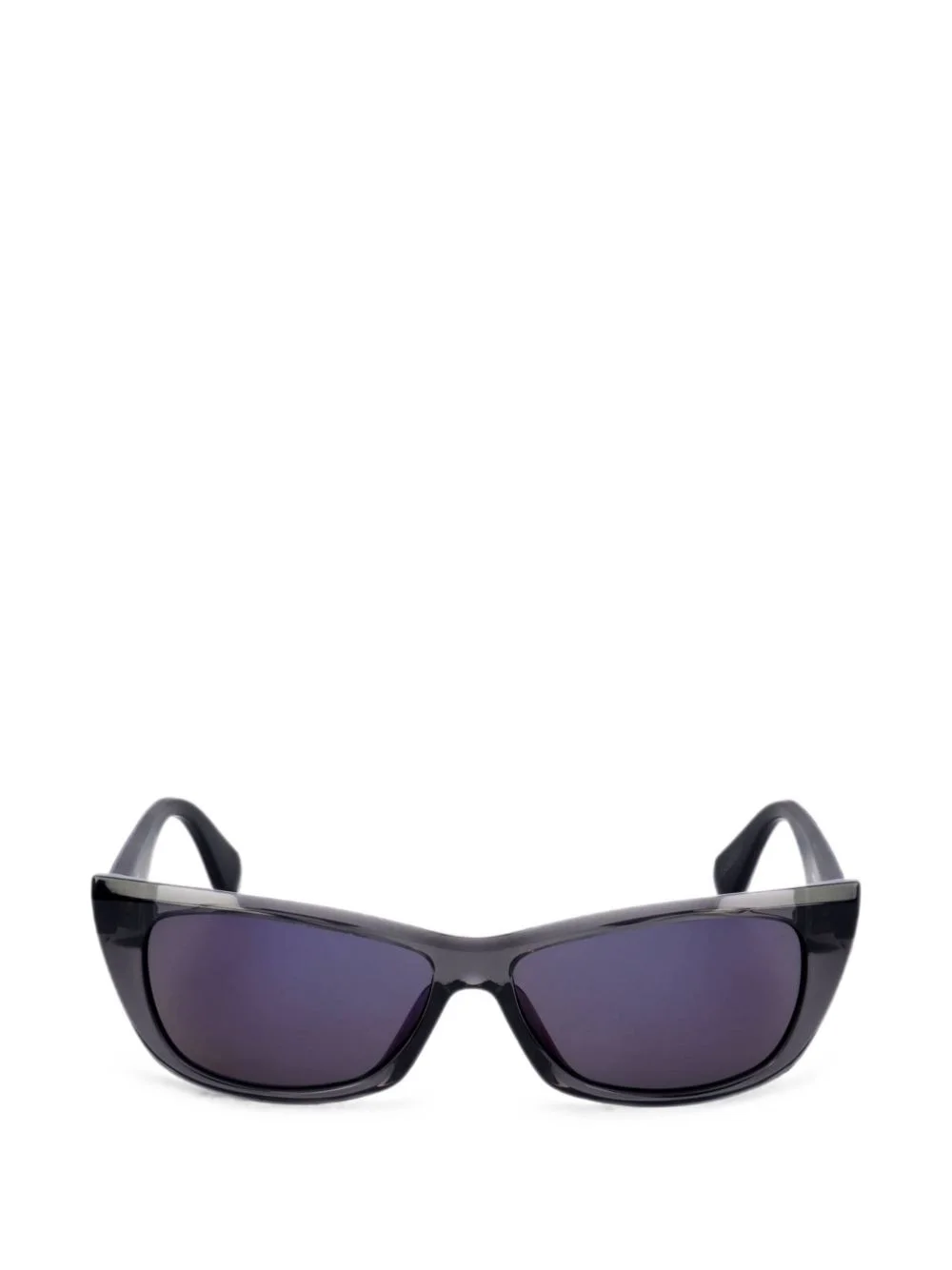 logo-print cat-eye sunglasses - 1