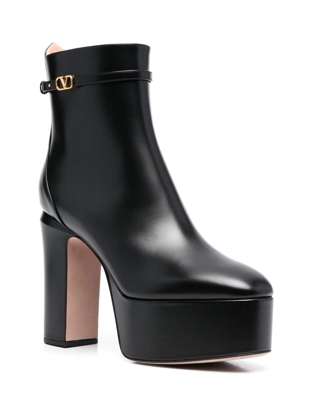 logo-buckle 125mm boots - 2