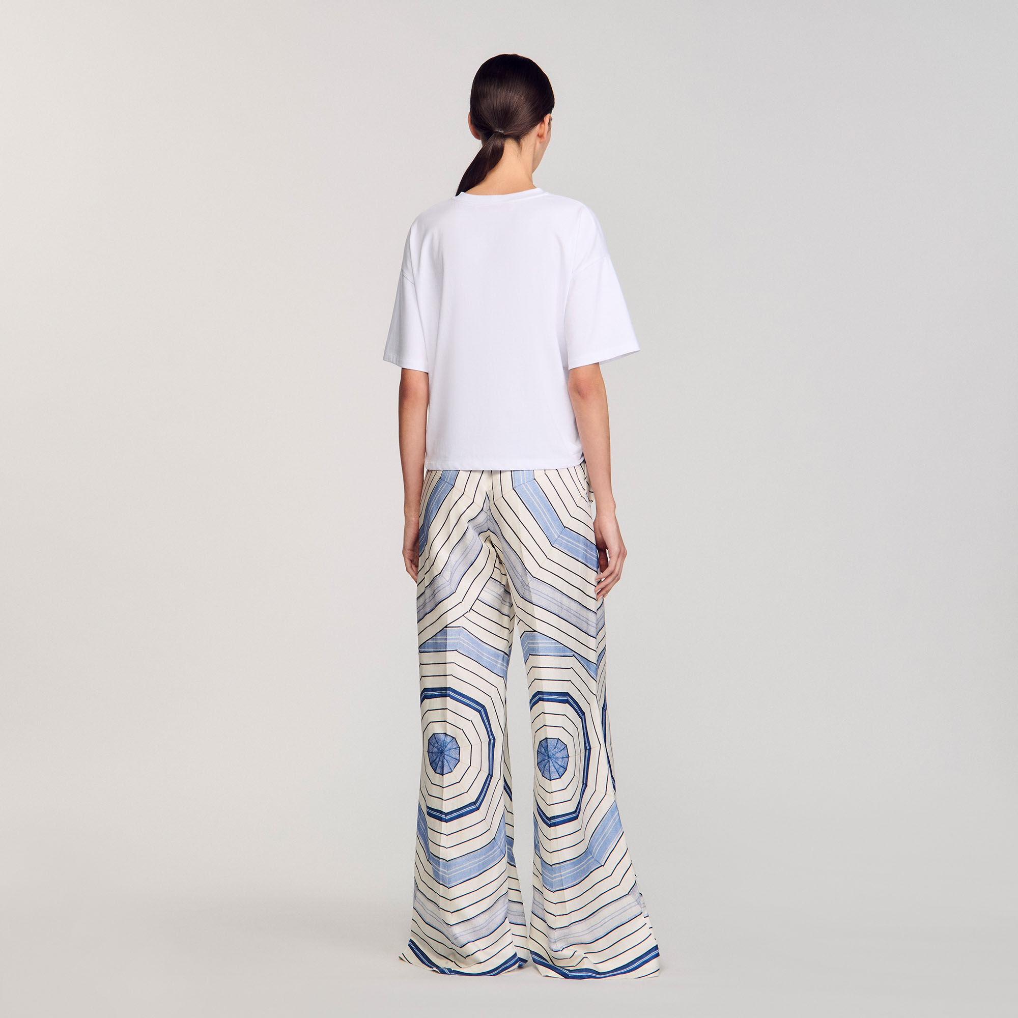 SPIRAL PRINT T-SHIRT - 5