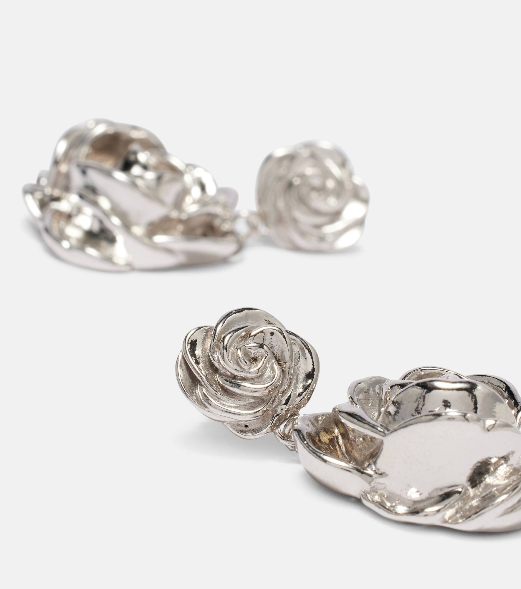 Floral earrings - 4