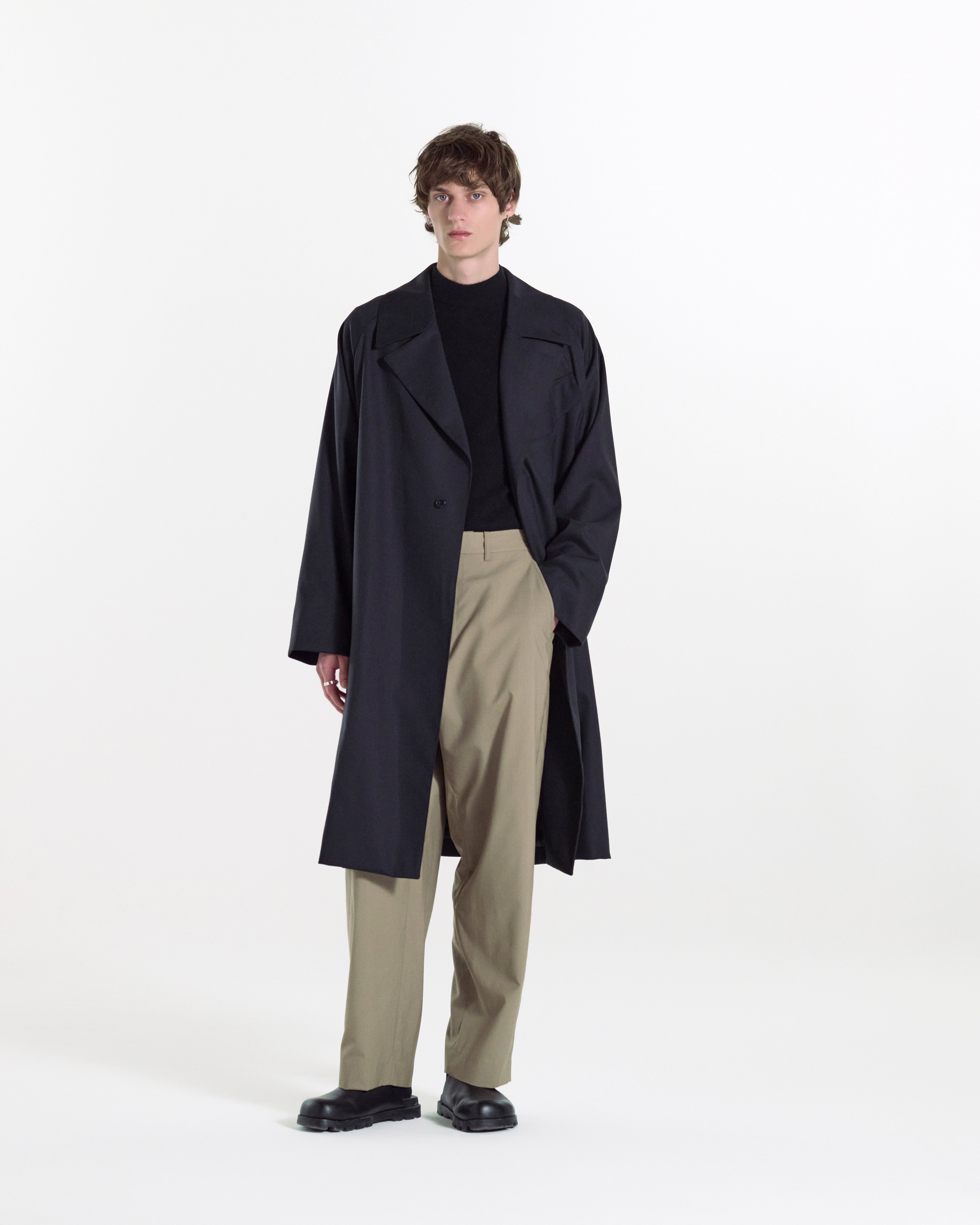 Laggan Belted Wool Gabardine Trench Coat - 3