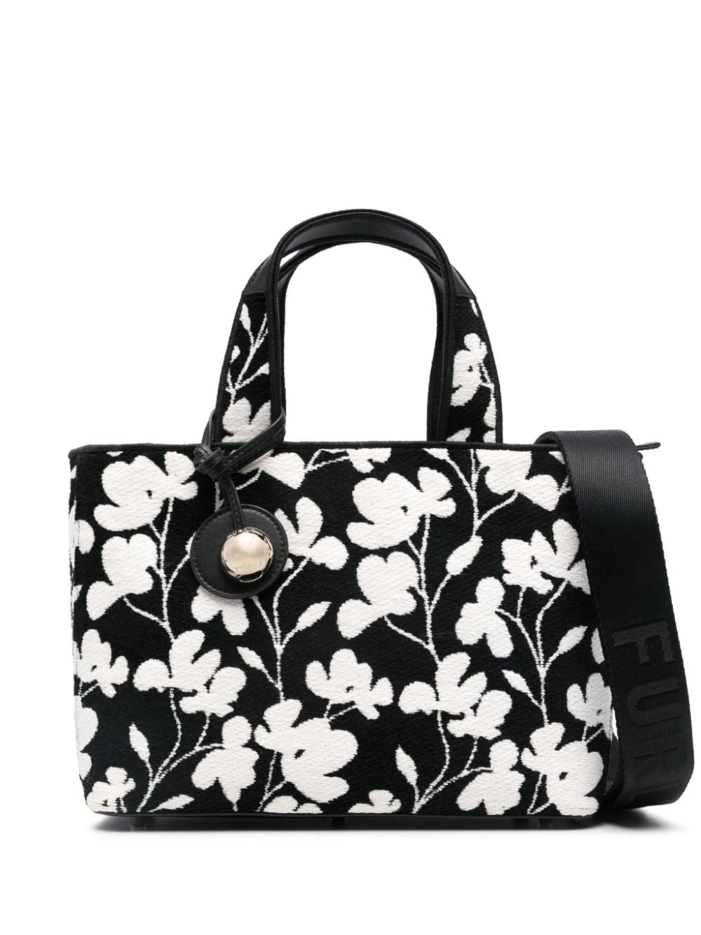 logo-engraved tote bag - 1