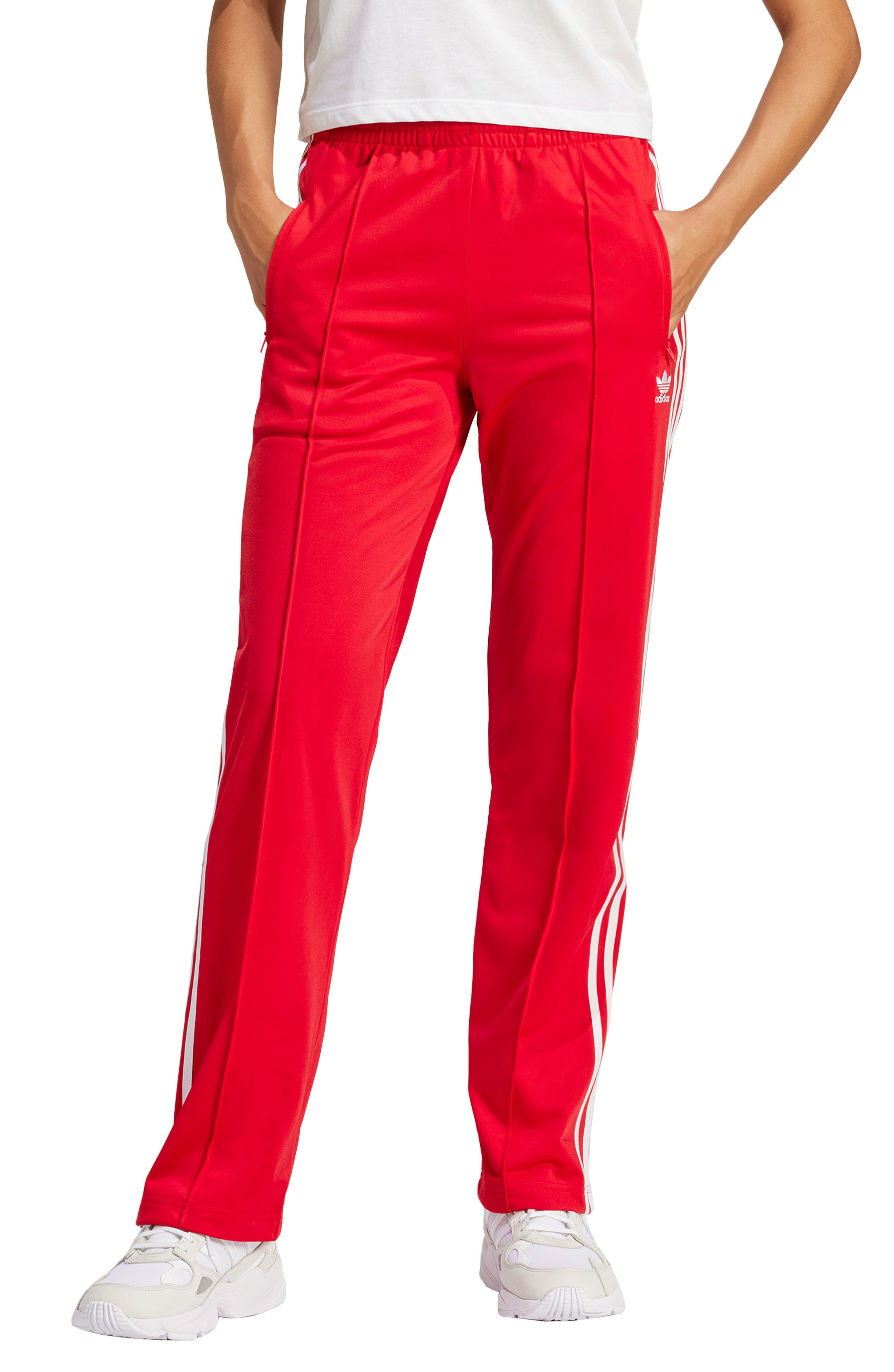adidas Adicolor Classics Firebird Track Pants in Better Scarlet at Nordstrom - 1
