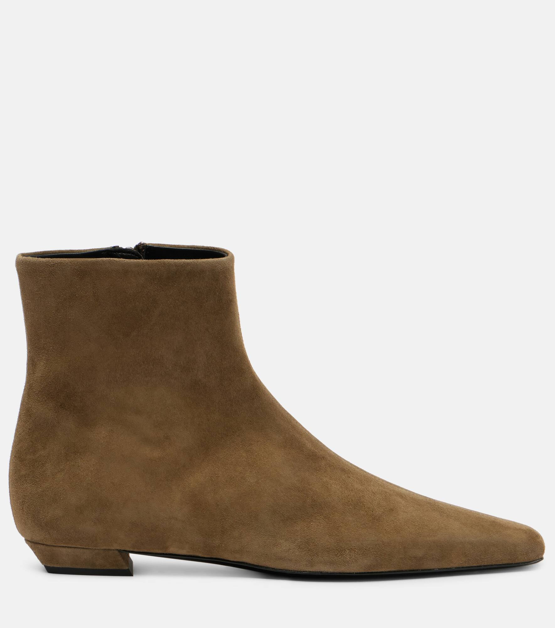 Suede ankle boots - 4