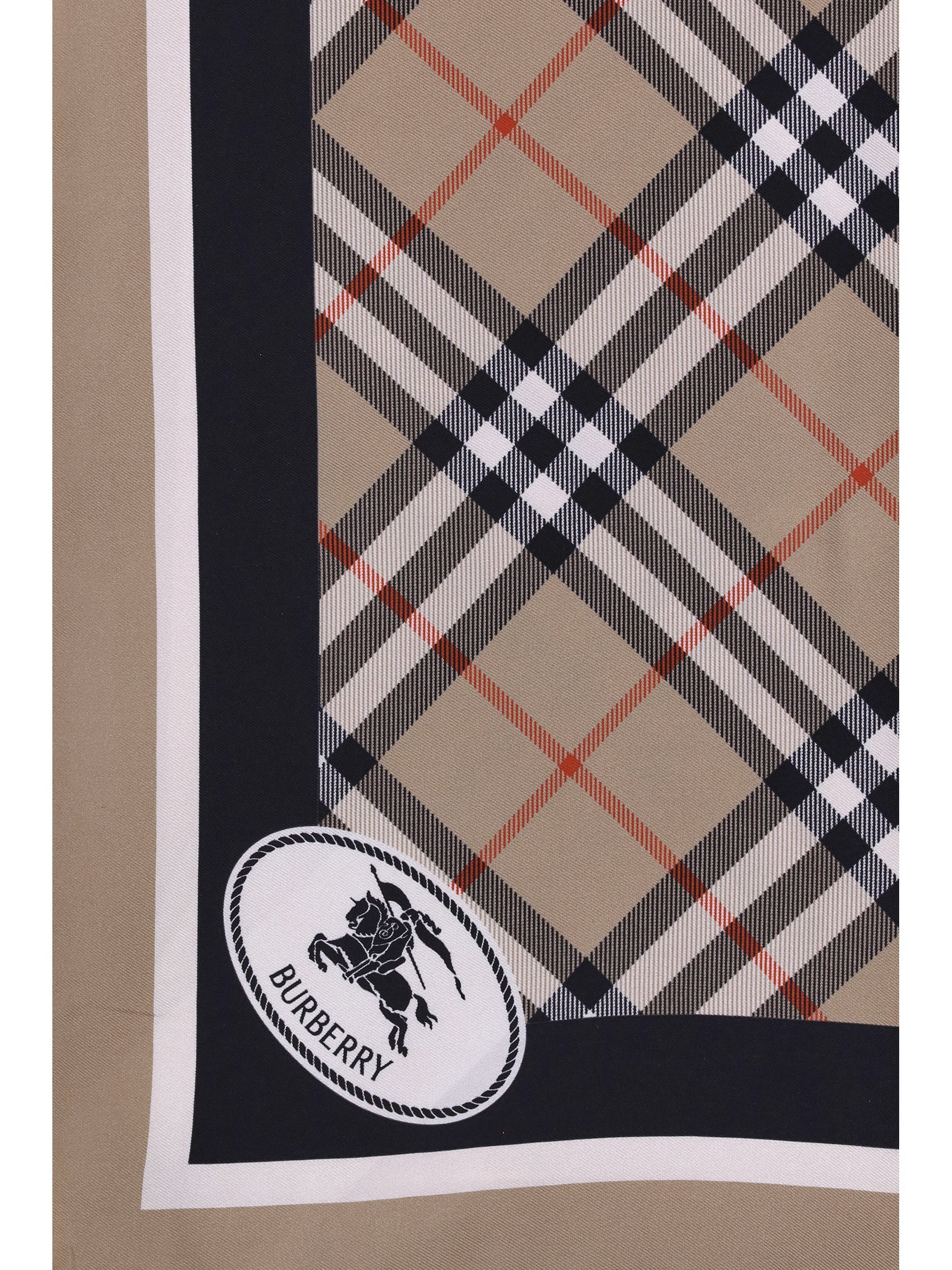 Burberry Women Silk Check Scarf - 3