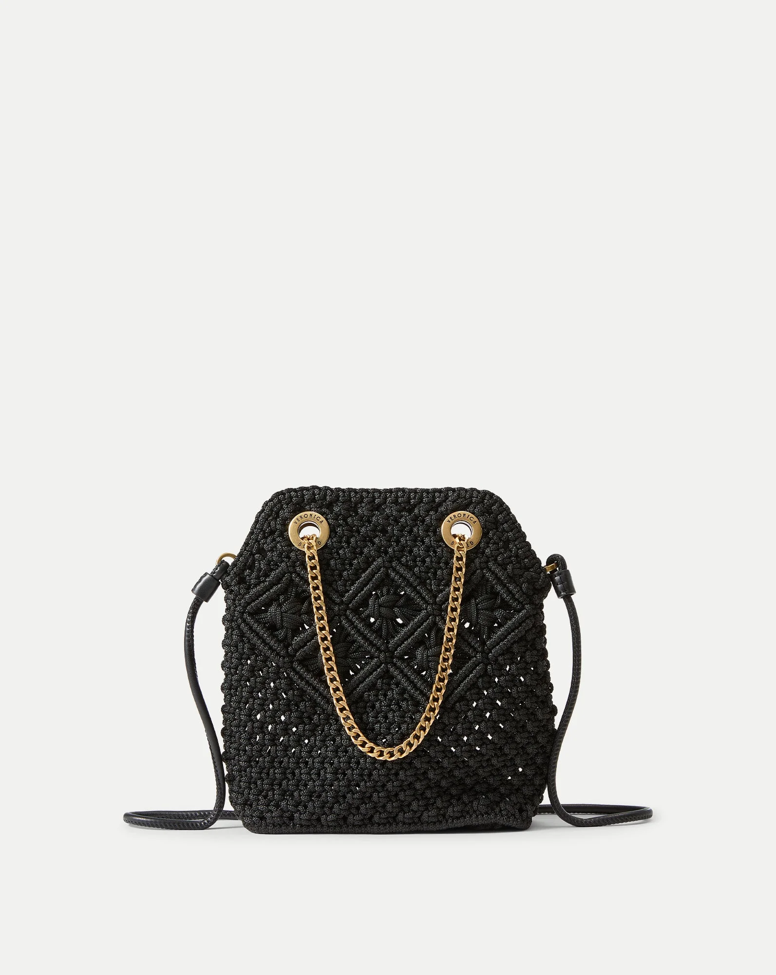 SMALL VERONICA BEARD MACRAMÉ SLOUCH BAG - 1