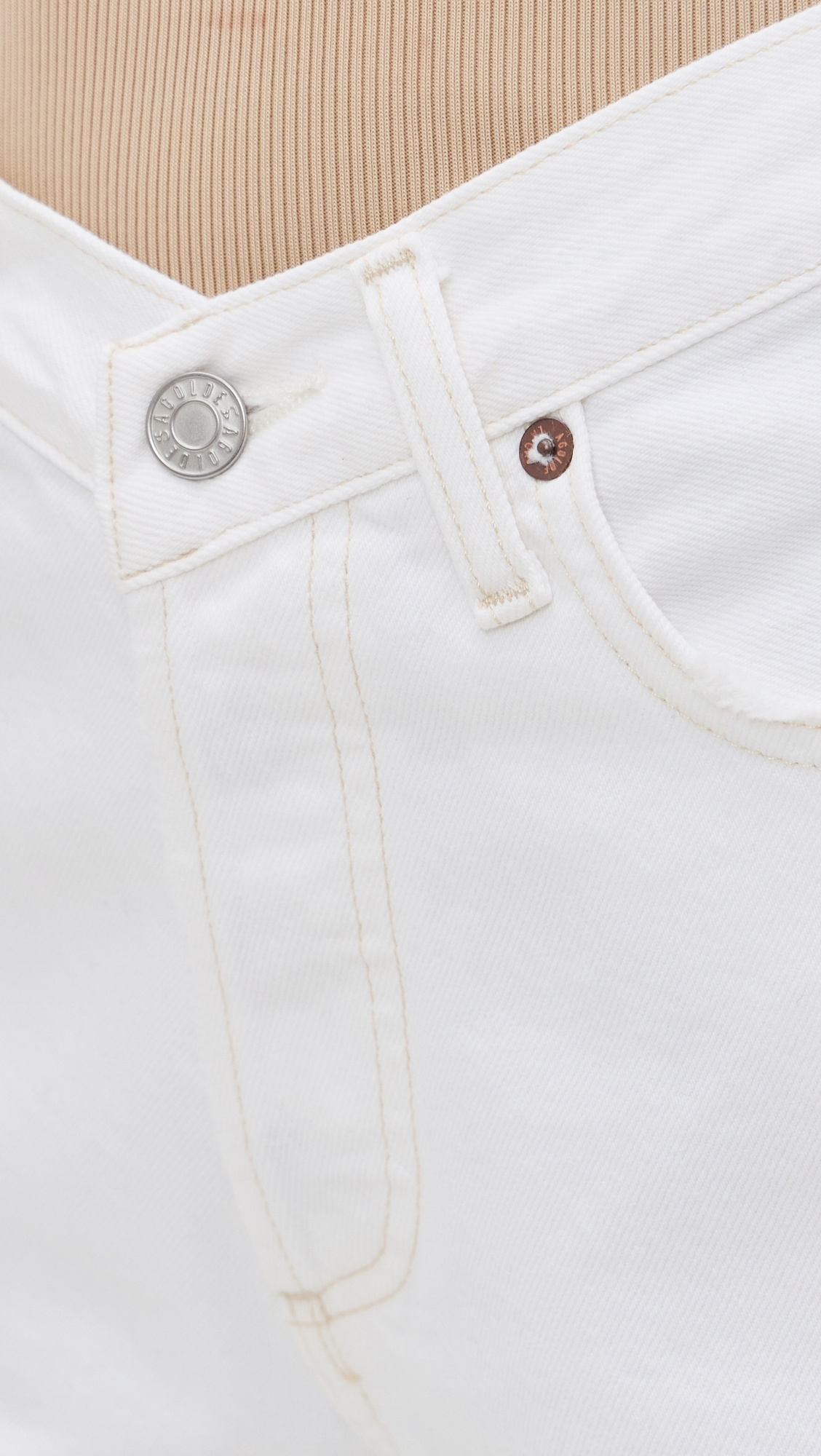 V Waist Baggy Jeans - 5