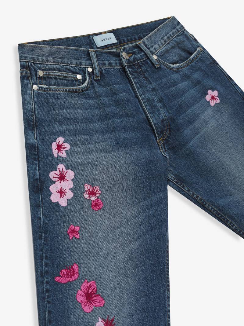 BLOSSOM EMB. DENIM 3