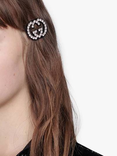 GUCCI Double G embellished hair clip outlook