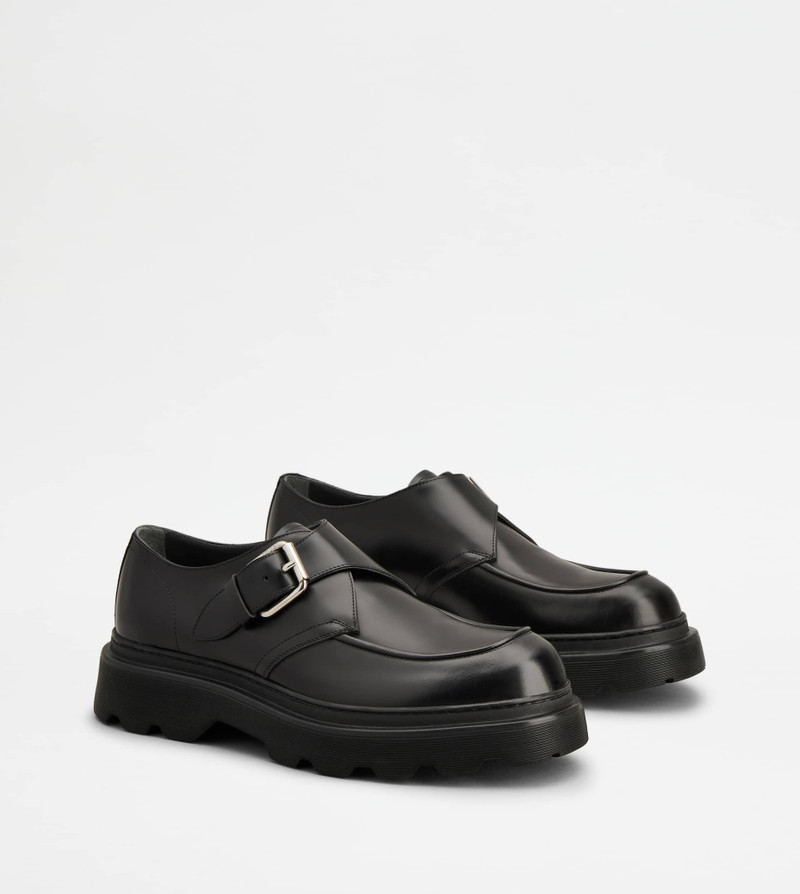 MONKSTRAPS IN LEATHER - BLACK 3