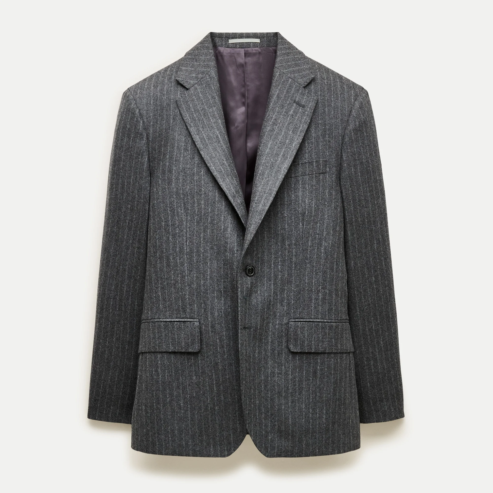 Crosby Classic-fit suit jacket in Italian wool flannel - 1