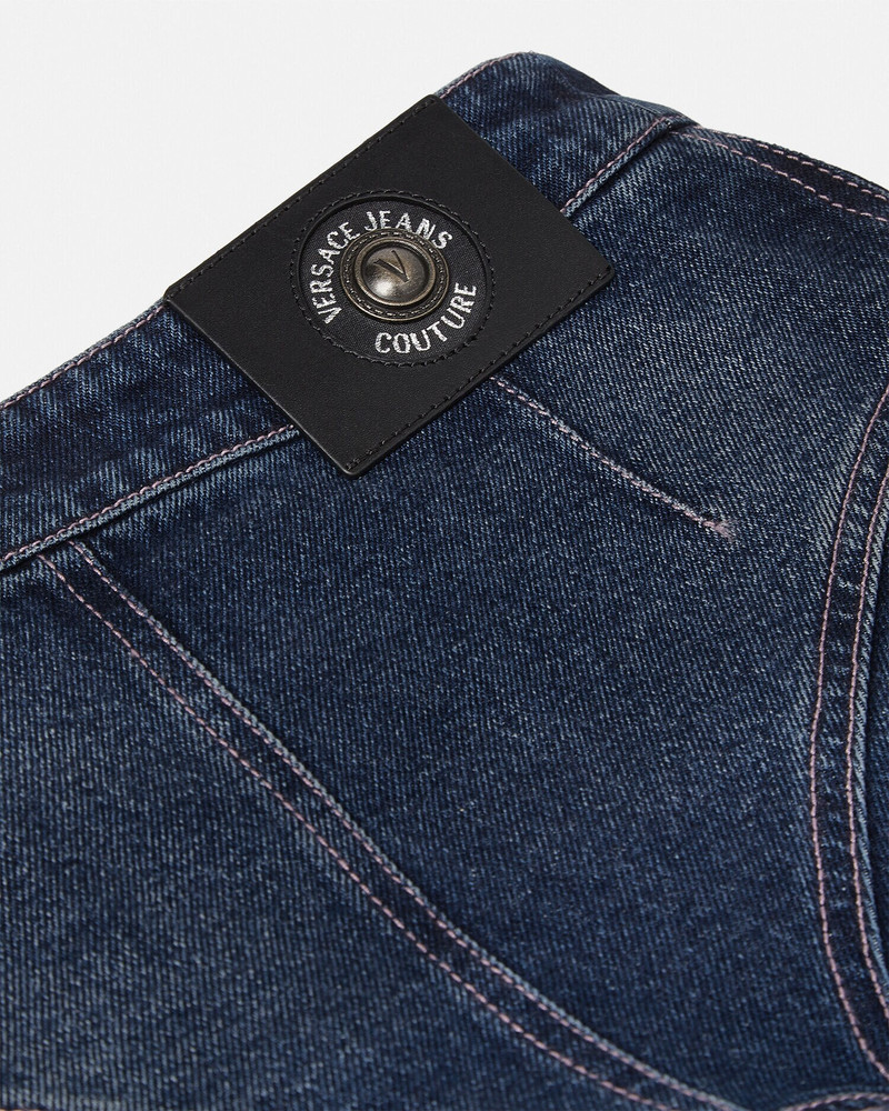 Flared Denim Skirt 4