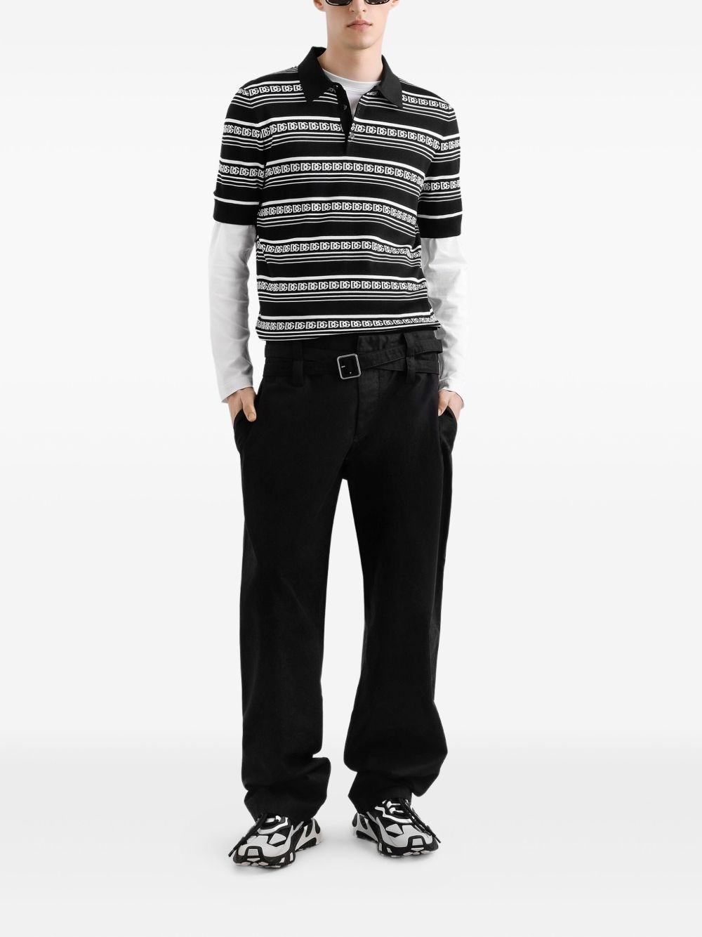 silk polo shirt - 2