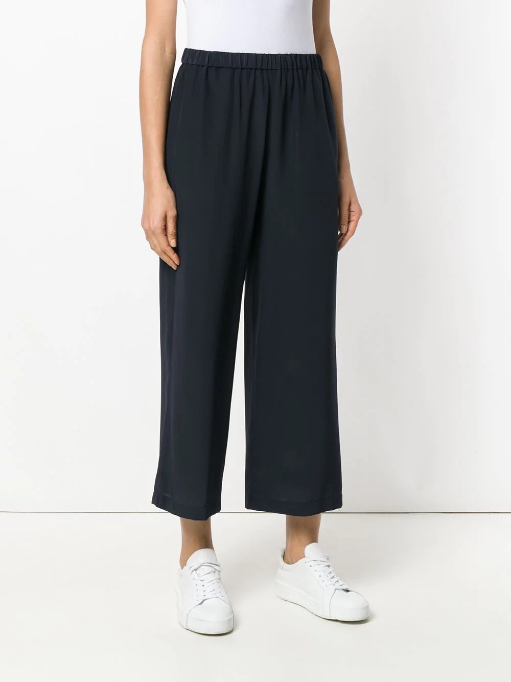 wide leg cropped pants - 3