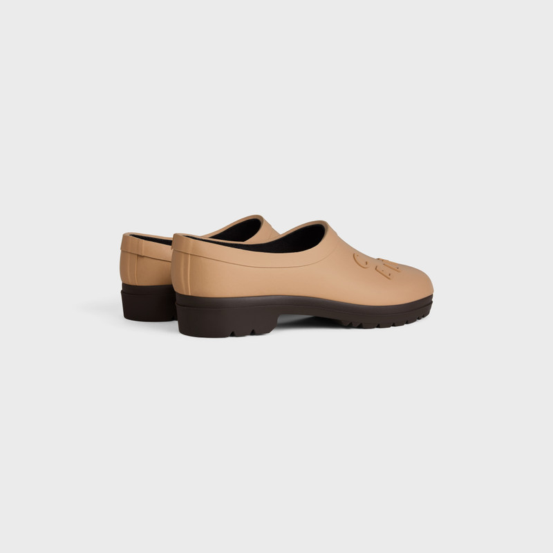 CELINE GARDEN CLOG IN NATURAL RUBBER outlook