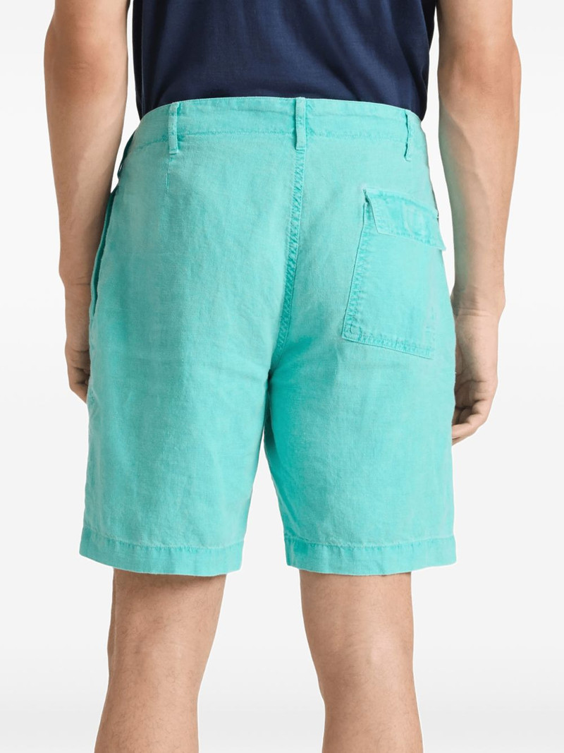 flat-waist flap-pocket bermuda shorts 3