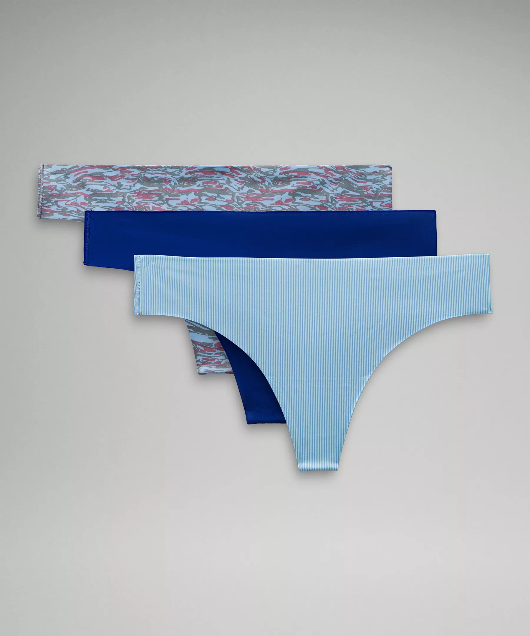 InvisiWear Mid-Rise Thong Underwear *3 Pack - 1