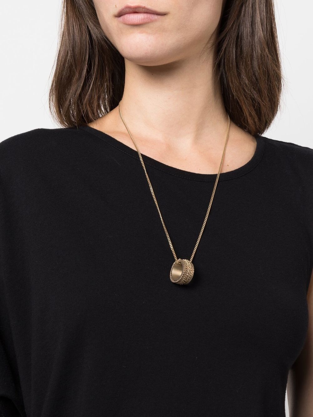 circle-pendant necklace - 2