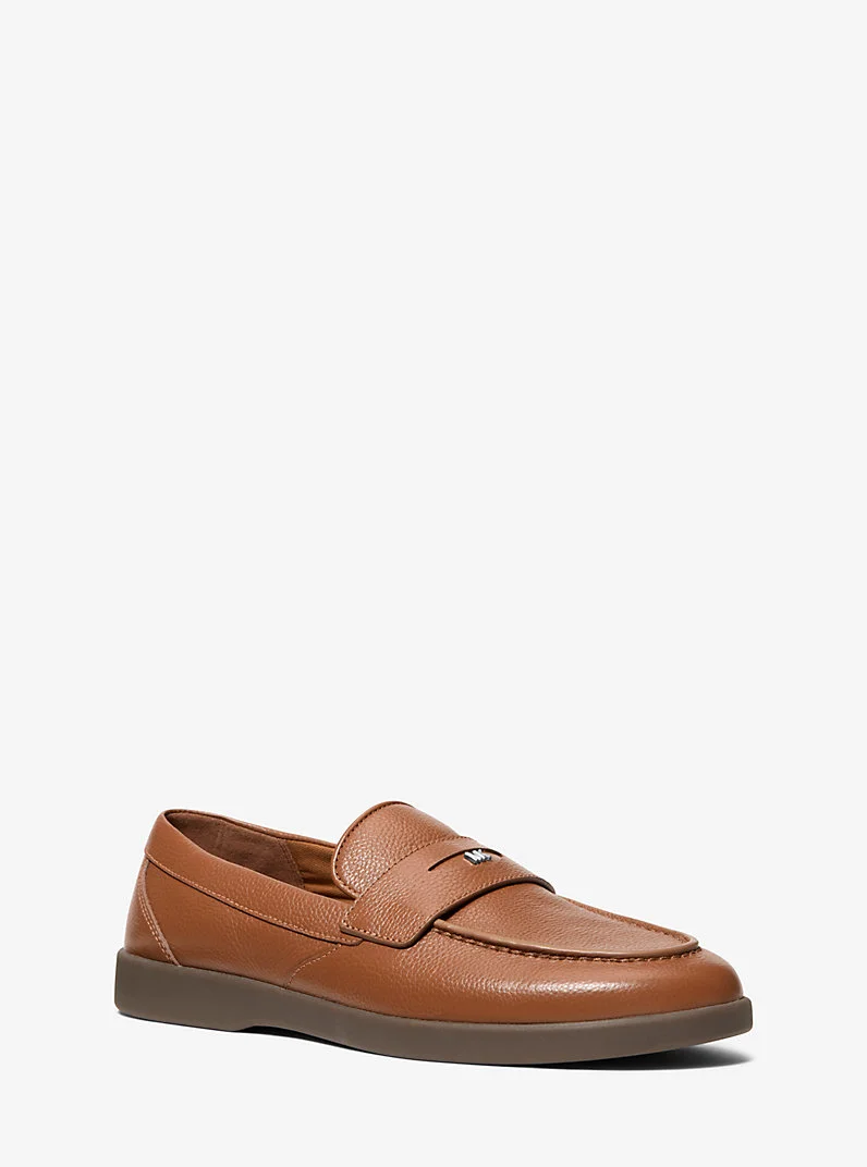 Wesley Pebbled Leather Loafer - 1