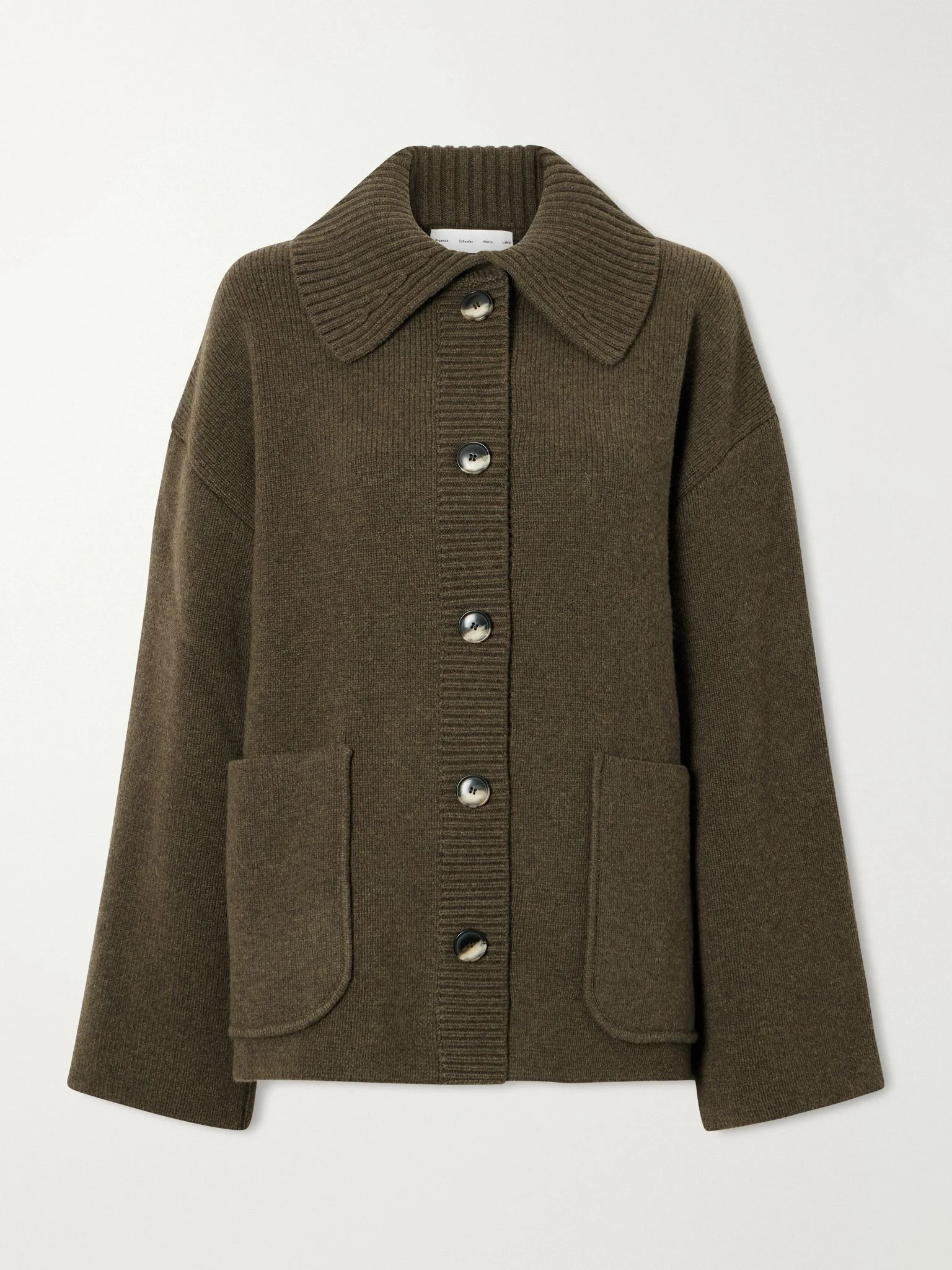 Nelly merino wool jacket Dark green - 1