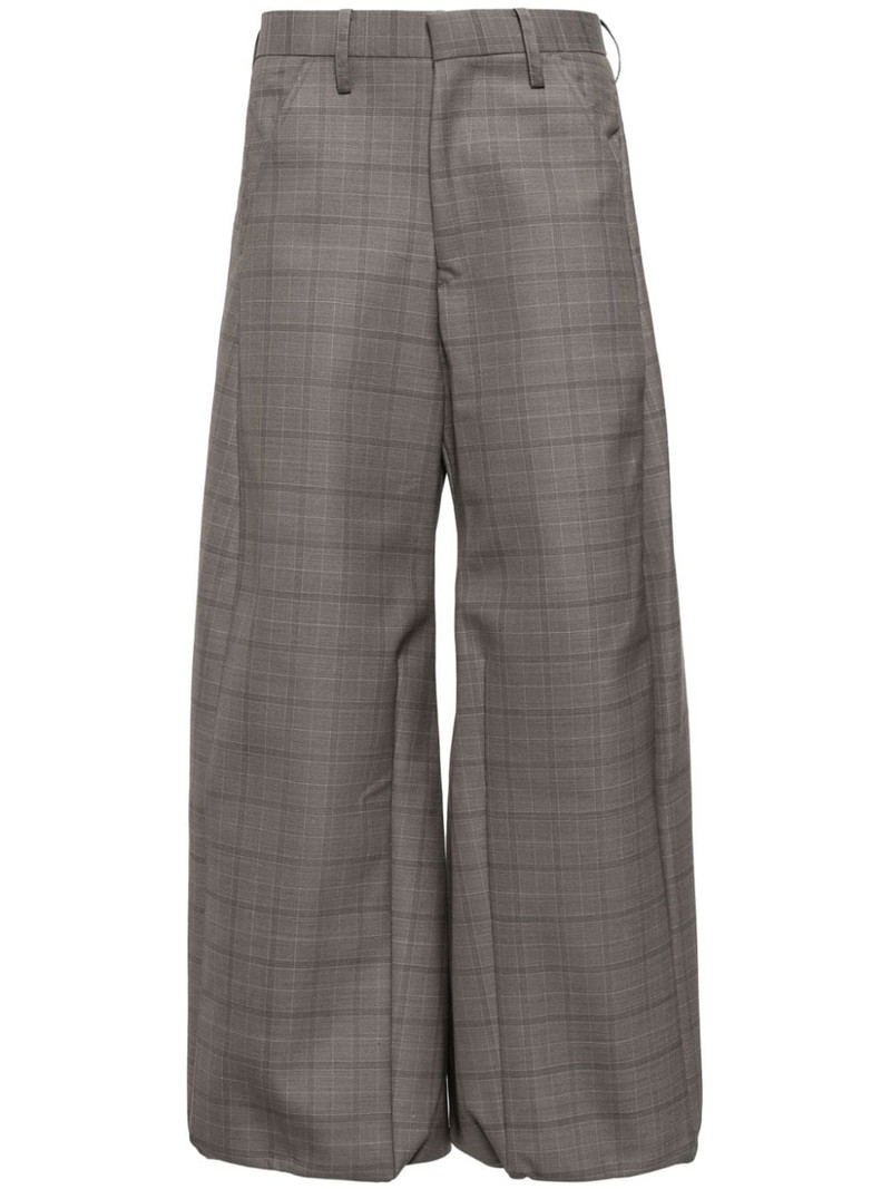 Robot wide-leg wool trousers 1