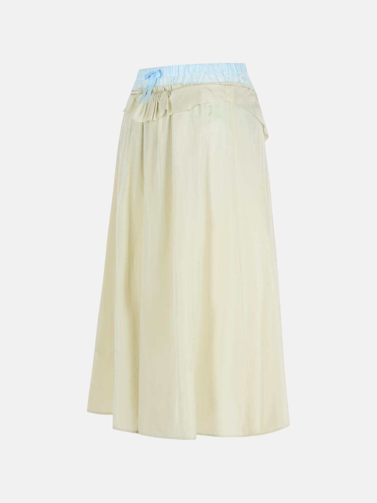 スカート Maison Margiela Green Viscose Skirt Maison Margiela GREEN VISCOSE SKIRT | REVERSIBLE