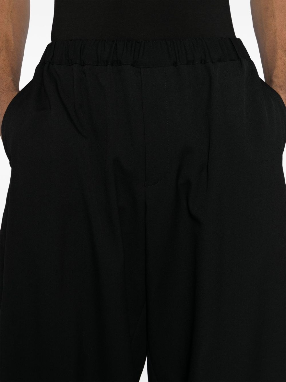 elasticated waist balloon trousers - 6