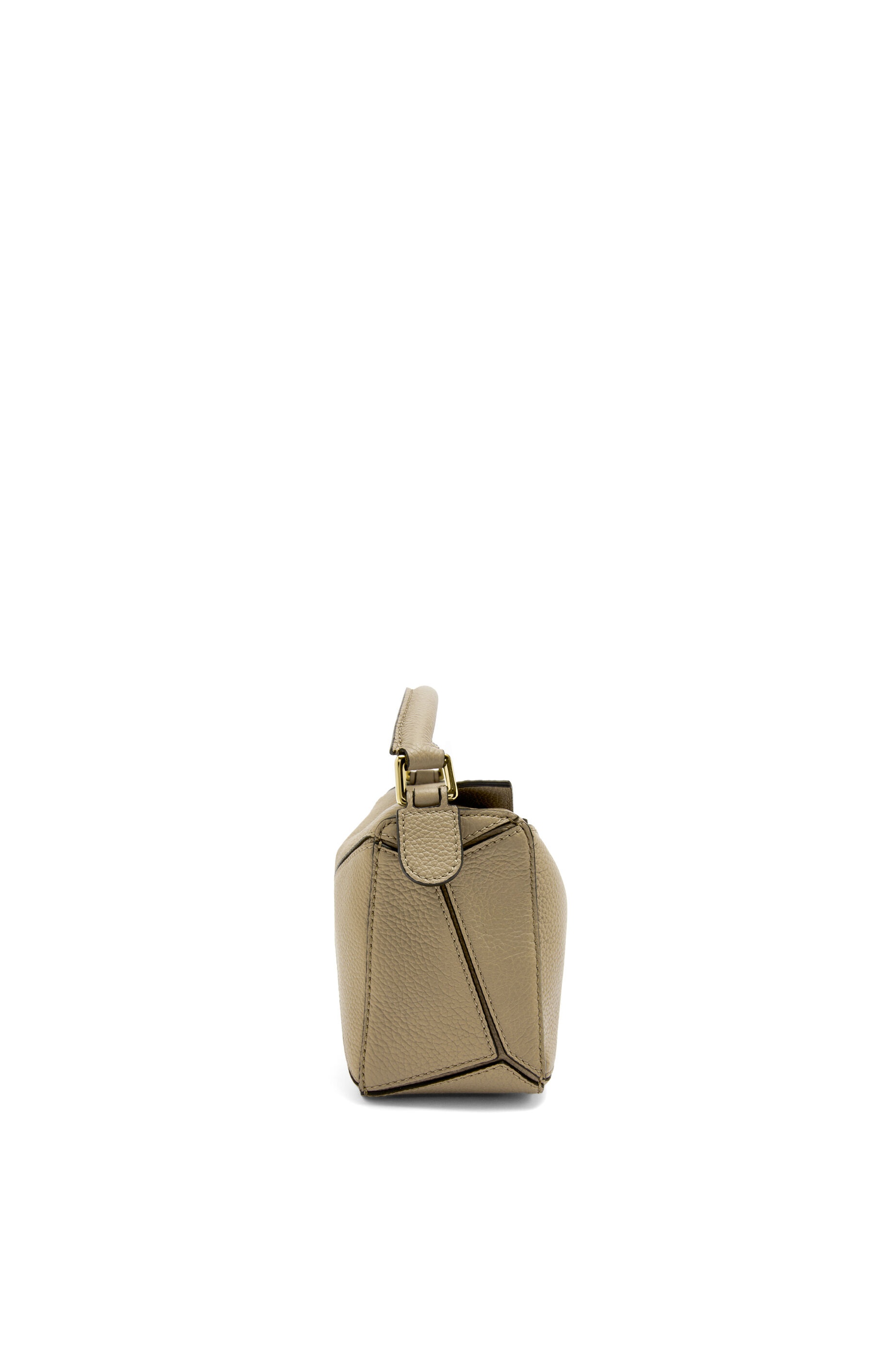 Loewe Small Puzzle Bag In Soft Grained Calfskin Leather In Artichoke Green