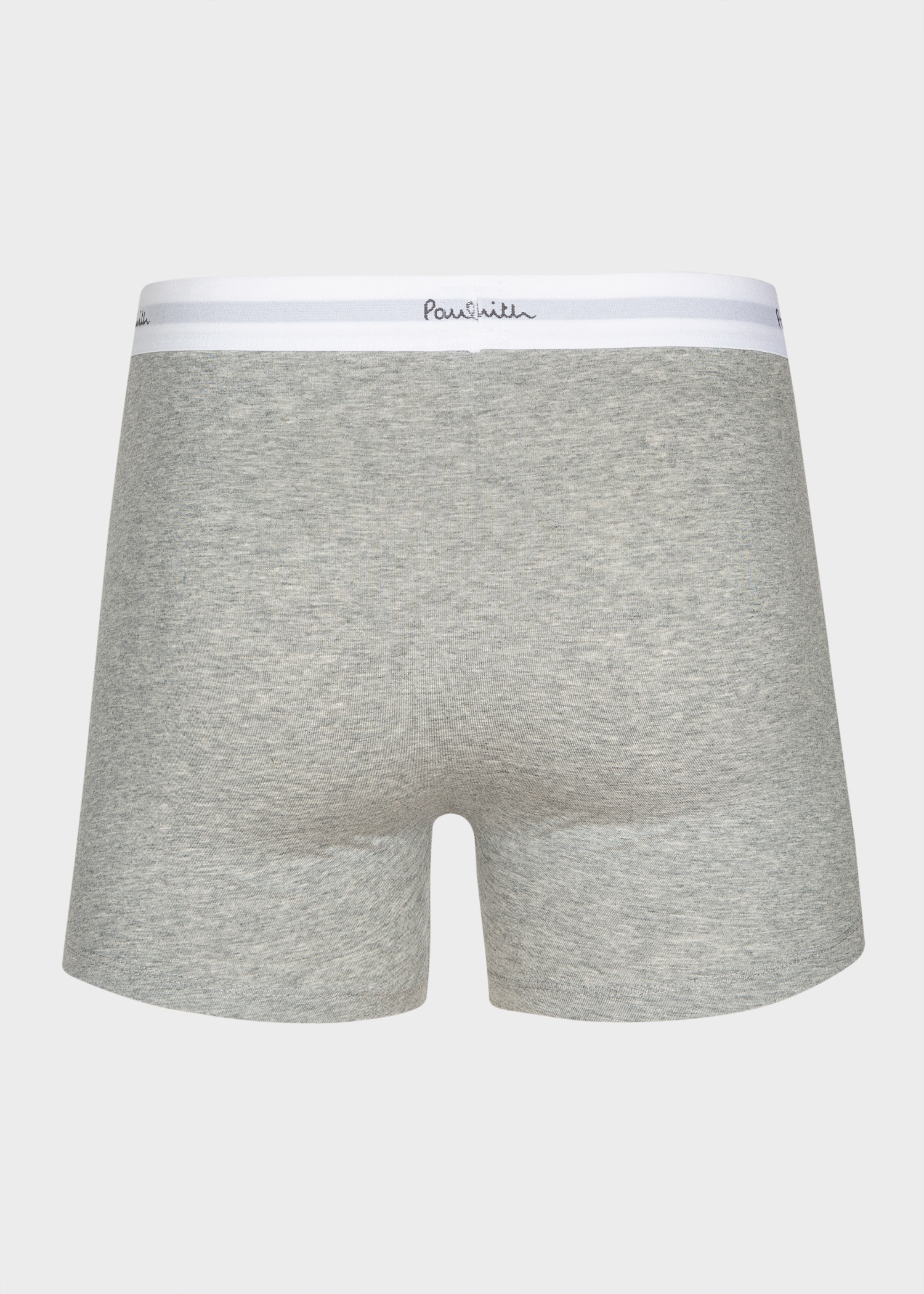 Grey Long Boxer Briefs Three Pack - 4