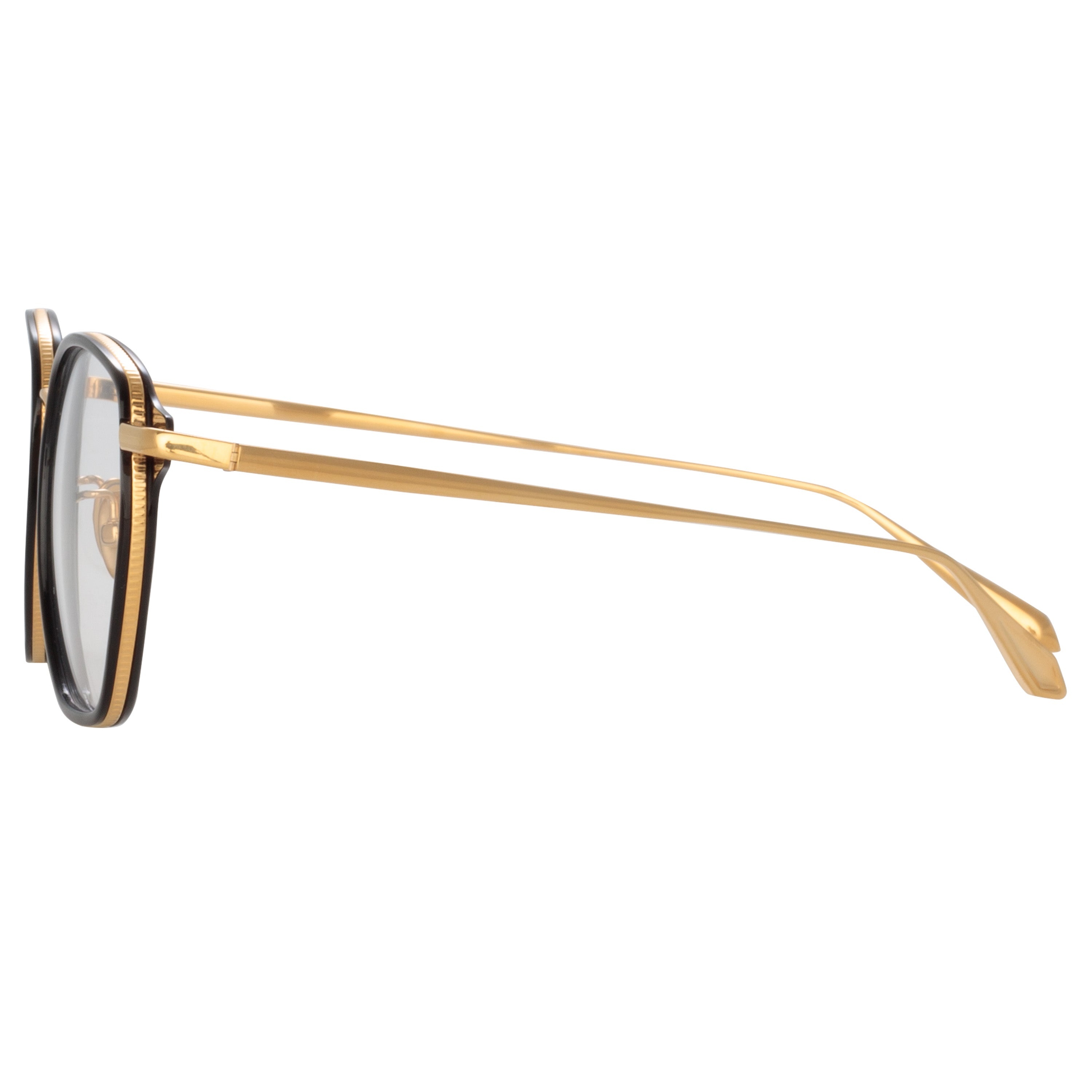 DANILO ANGULAR OPTICAL FRAME IN YELLOW GOLD - 3