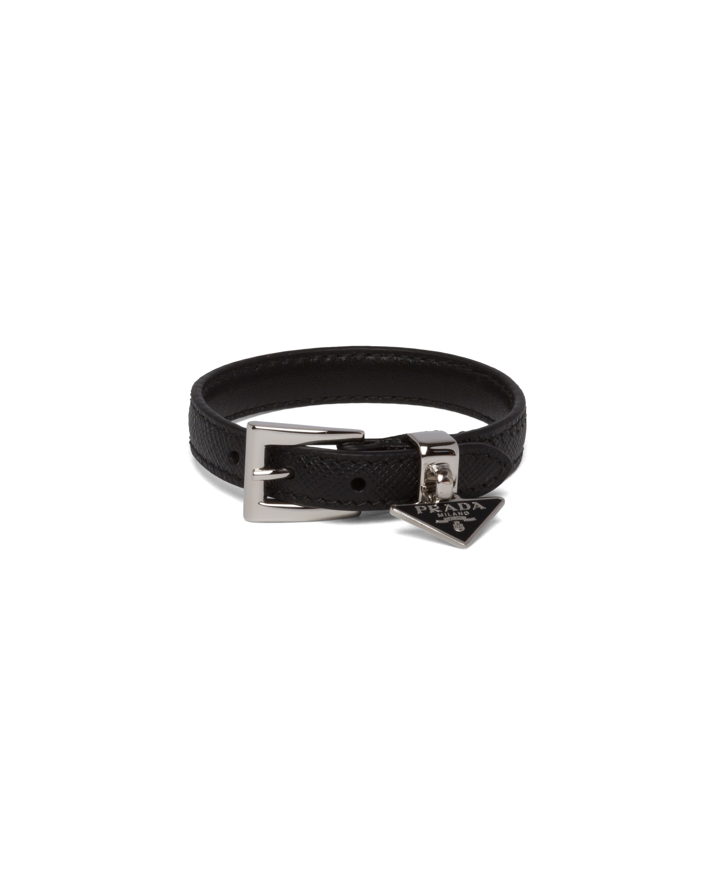 Saffiano leather bracelet - 1