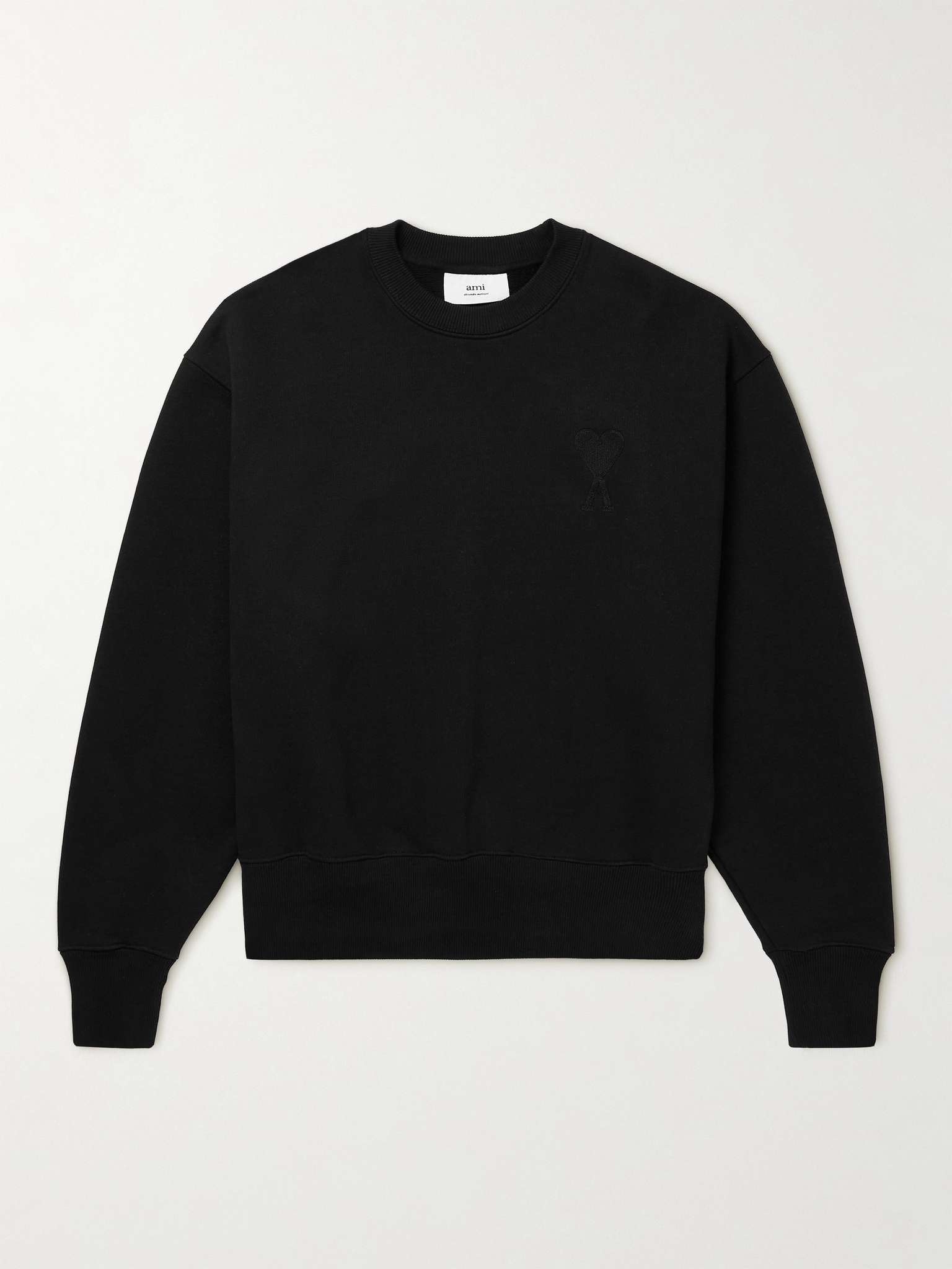 Logo-Appliquéd Cotton-Jersey Sweatshirt - 1